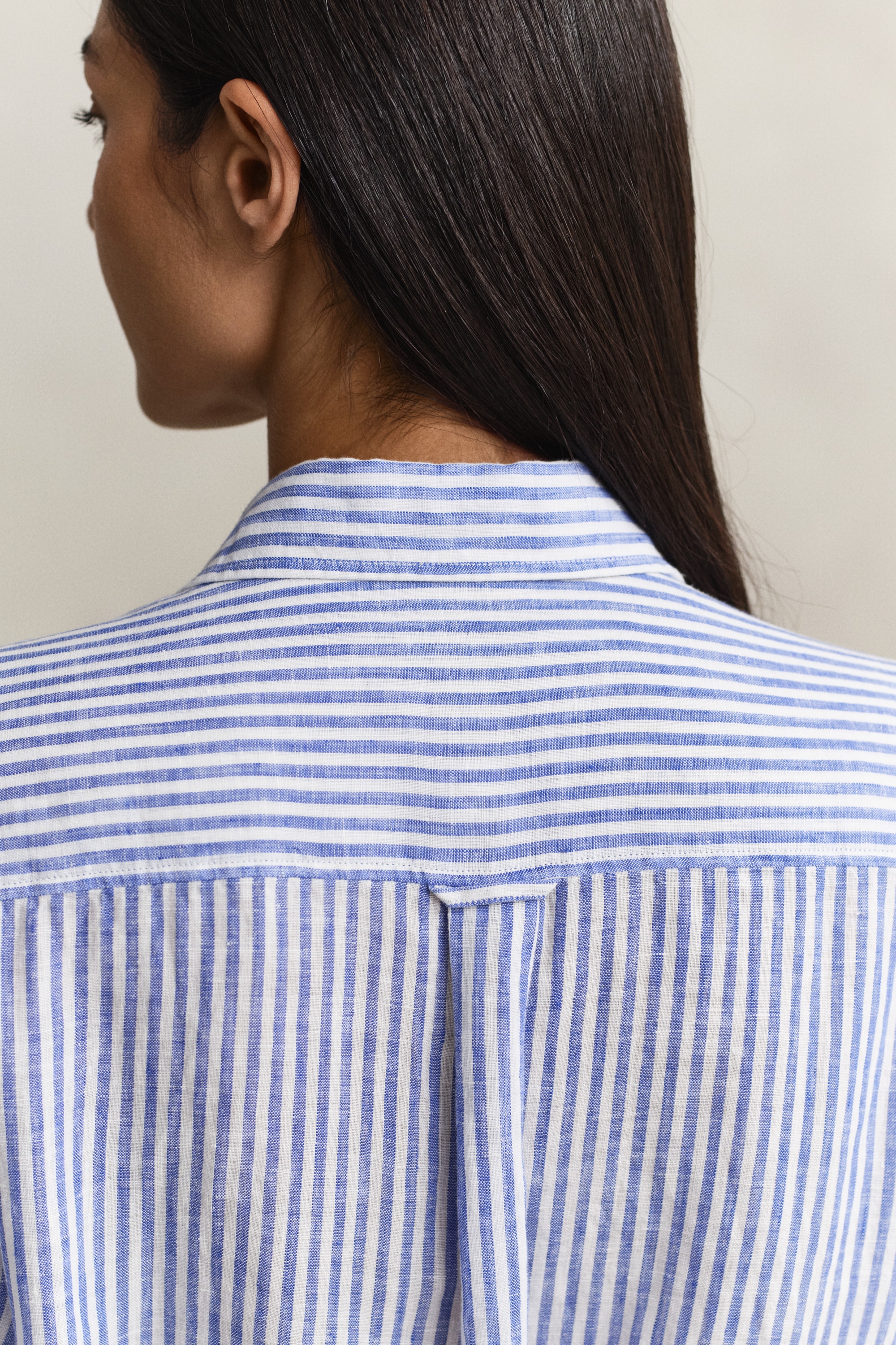 Gant Robe chemisier »STRIPED LINEN« Regular fit mit Bindegürtel