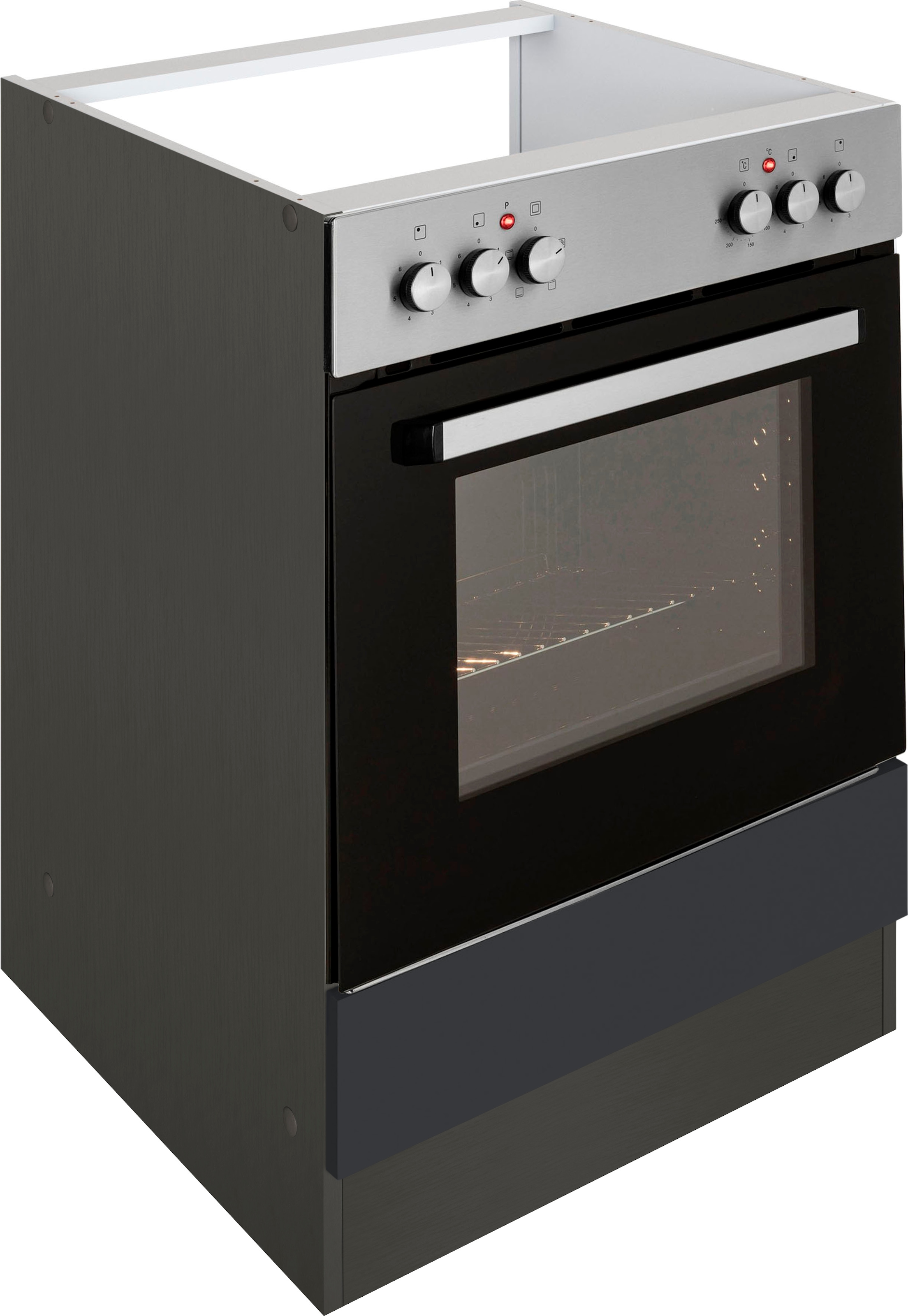 KOCHSTATION Armoire encastrée pour cuisinière »KS-Luhe« 60 cm de large