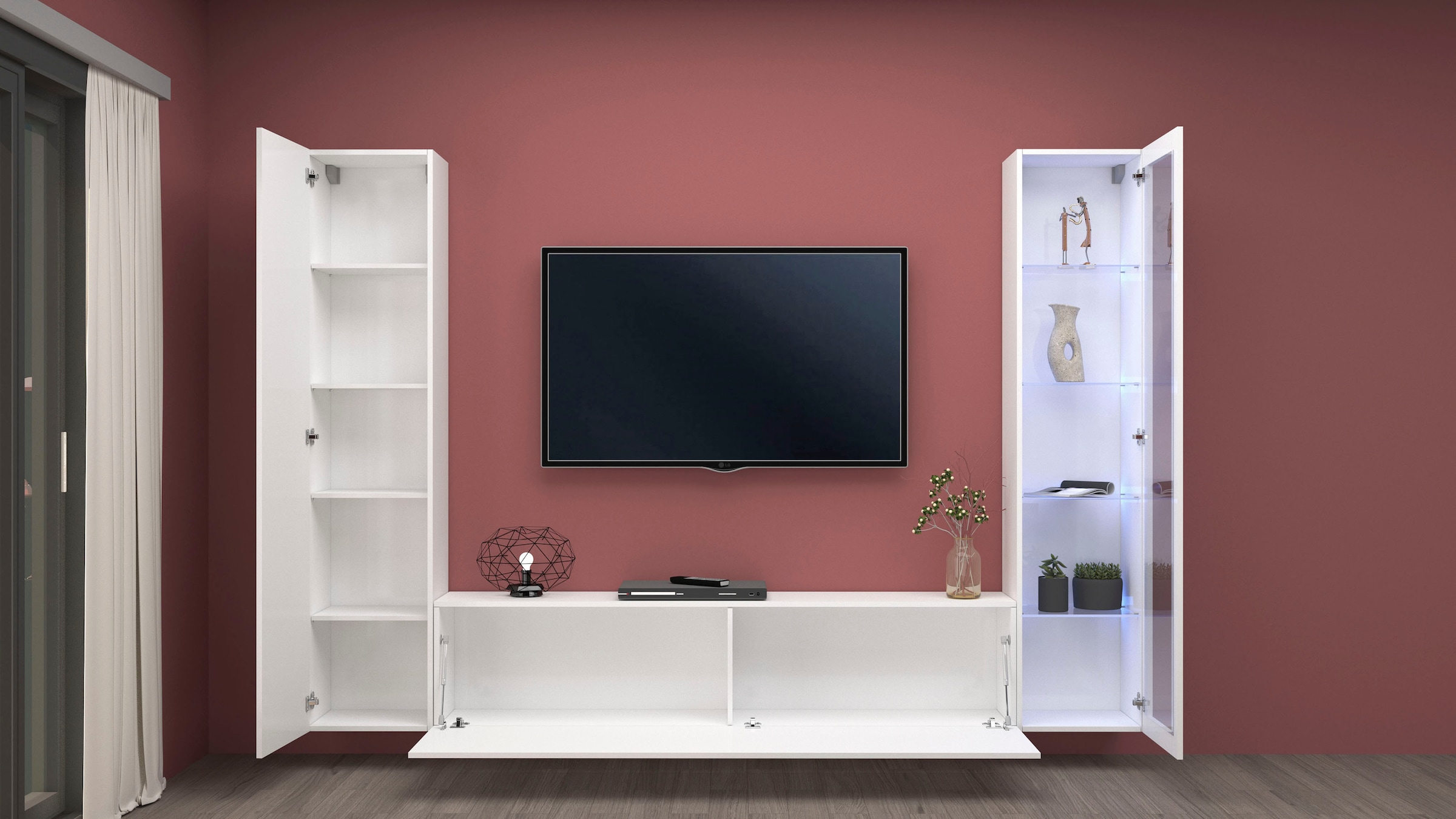 Home affaire Meuble mural »Maruska« 1 cuis tlg.