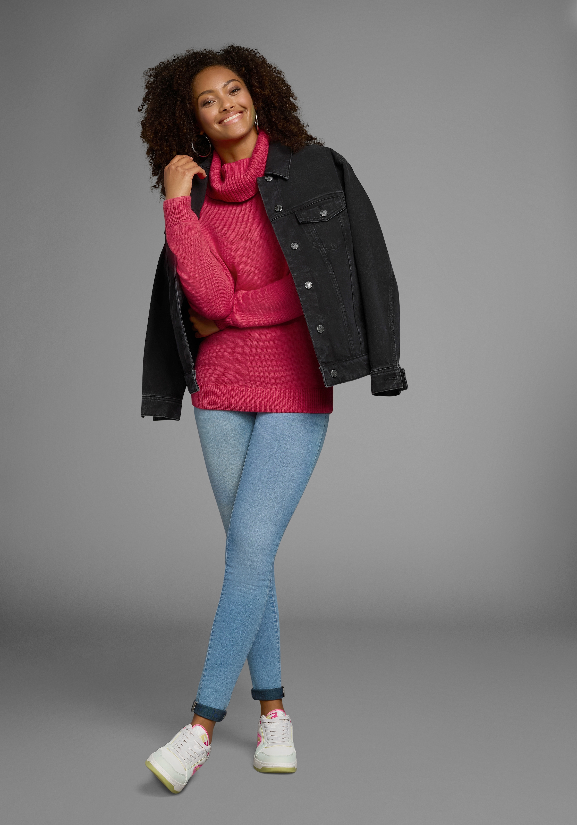 KangaROOS Rollkragenpullover in klassischer Form