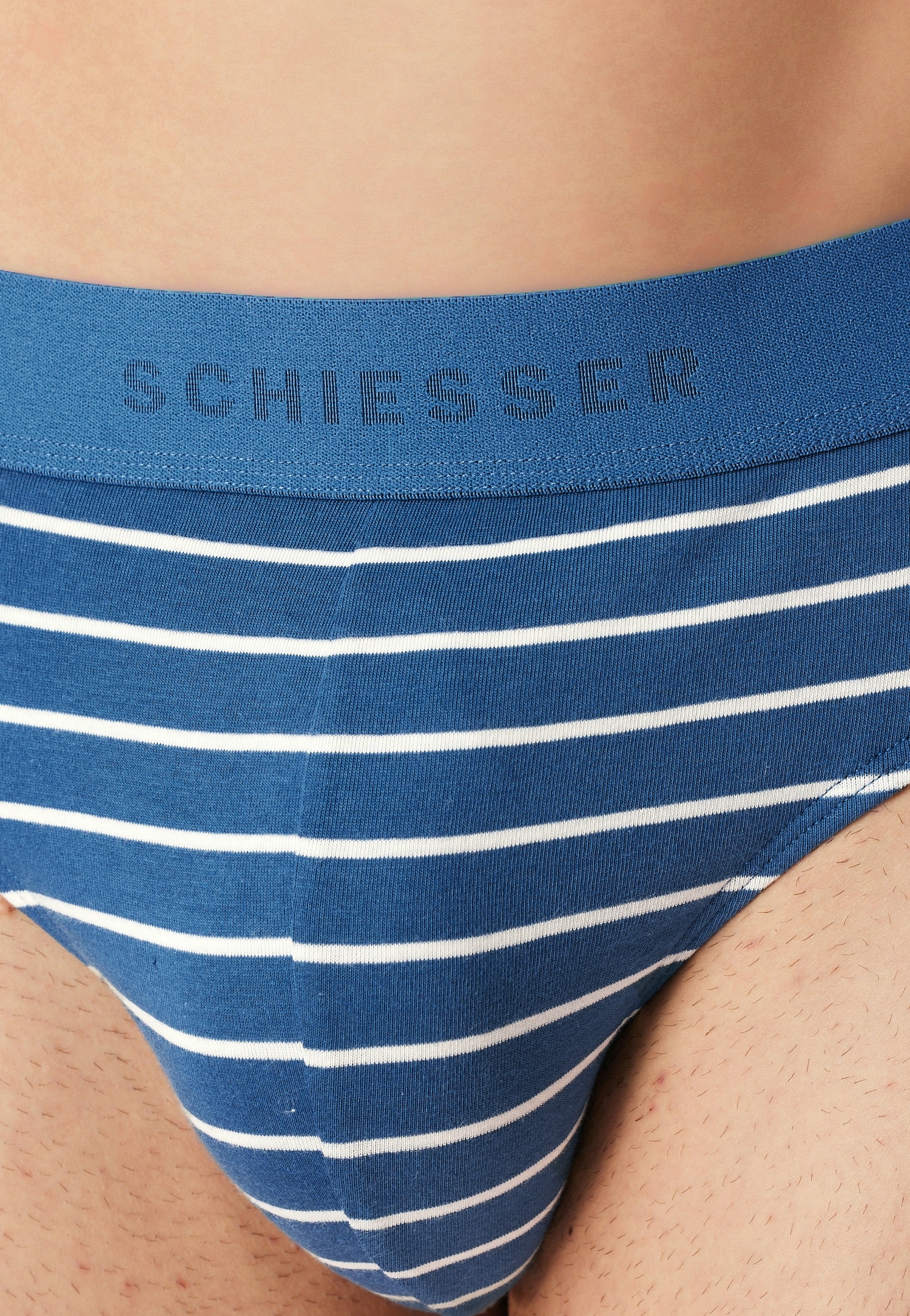 Schiesser Slip rio »95/5 Multipacks« 3er Pack,  ohne Eingriff, softer Logobund