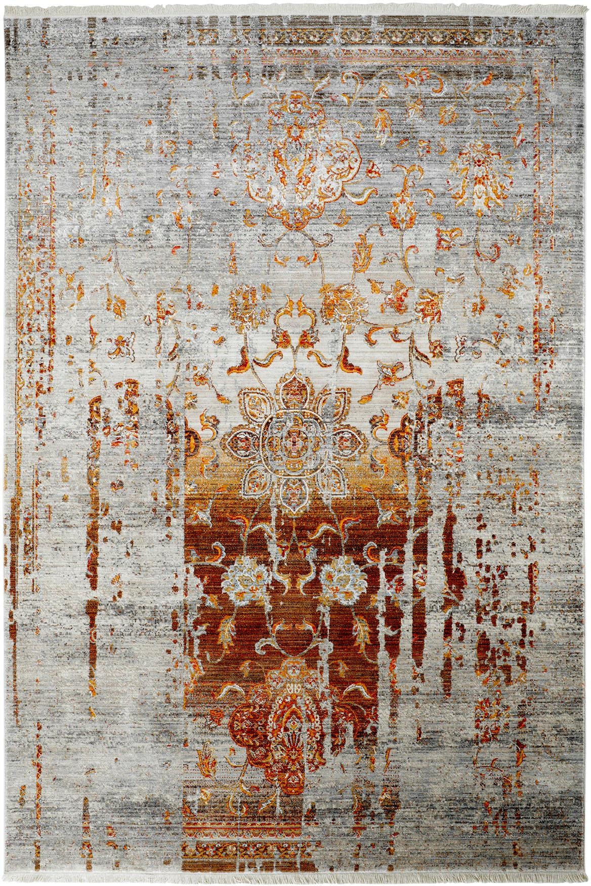 Obsession Teppich »My Laos 453« rechteckig 14 mm Höhe modernes Vintage Design, mit Fransen