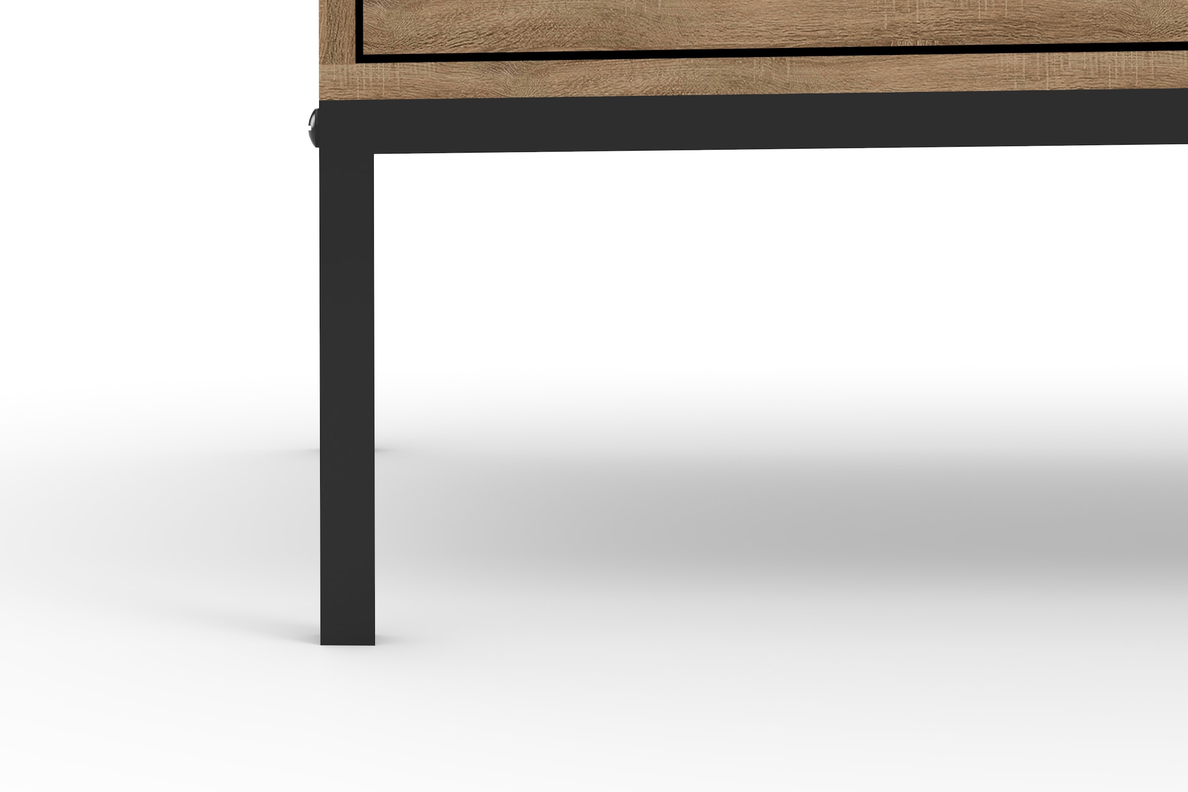 GOODproduct Sideboard »Bari« Kommode mit 2 Türen und 3 Schubkästen, Breite 140 cm