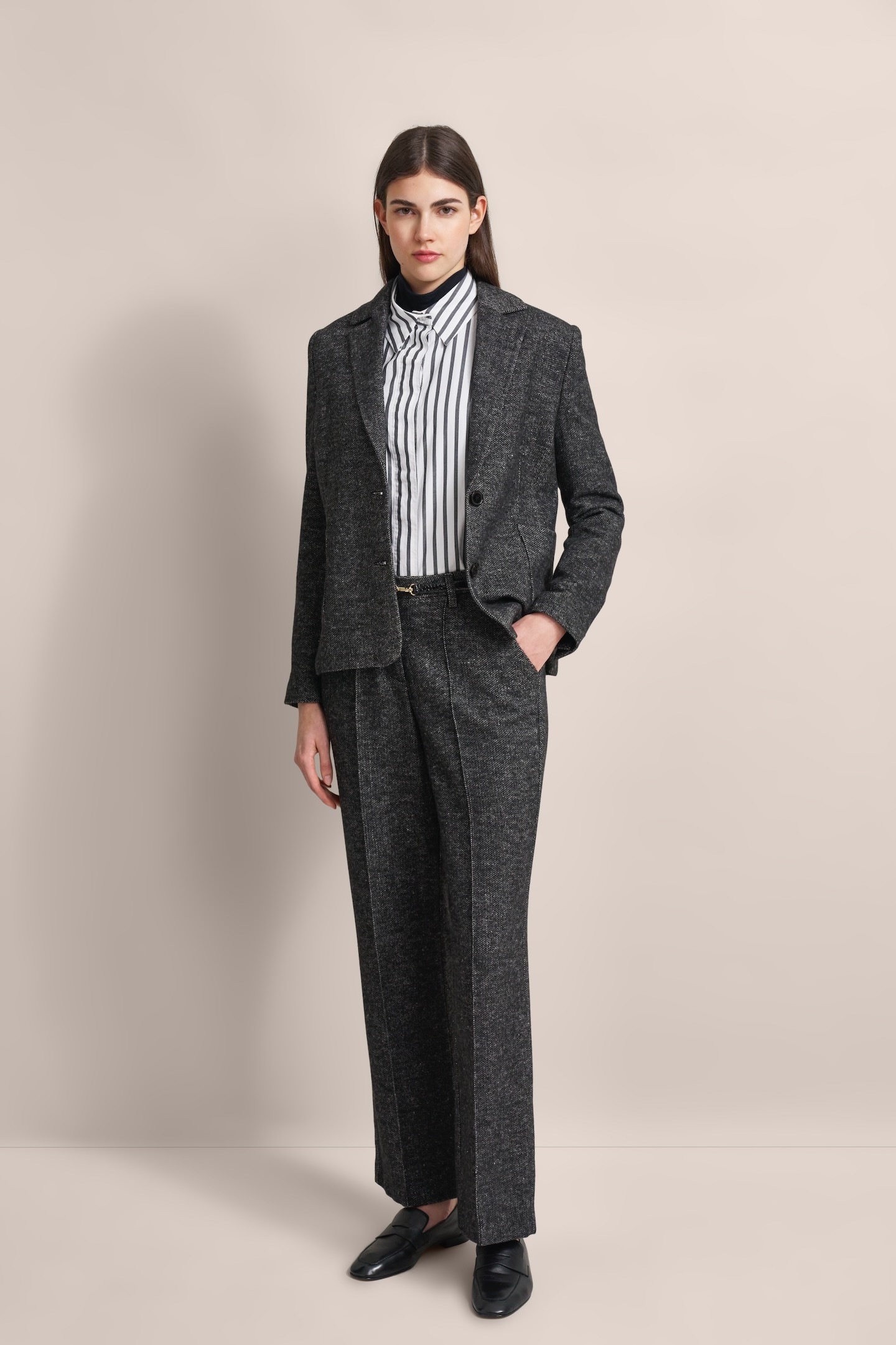 bugatti Blazer court aus feinem Woll-Mix