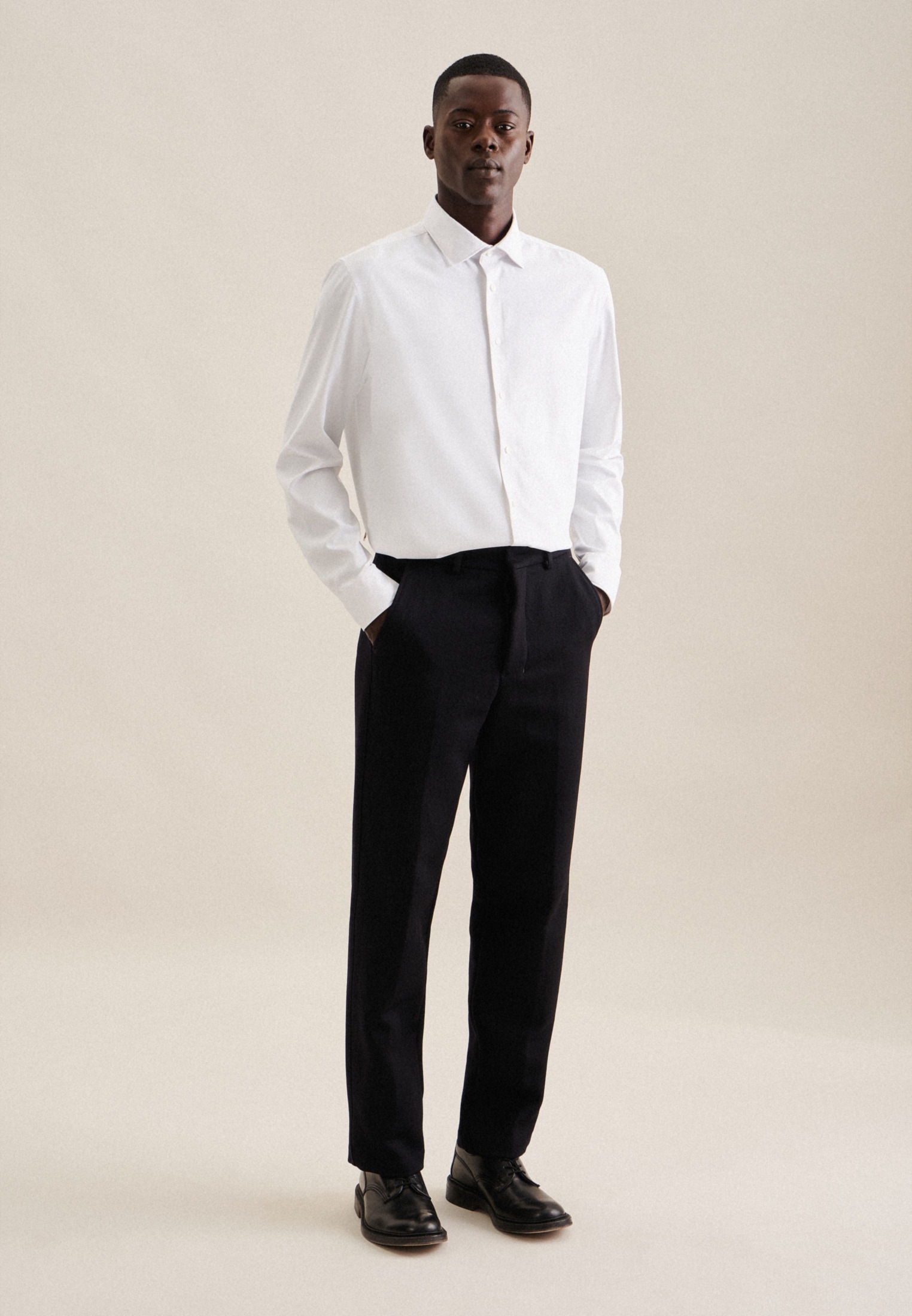 seidensticker Businesshemd »Schwarze Rose« X-Slim 1/1 Kentkragen Uni