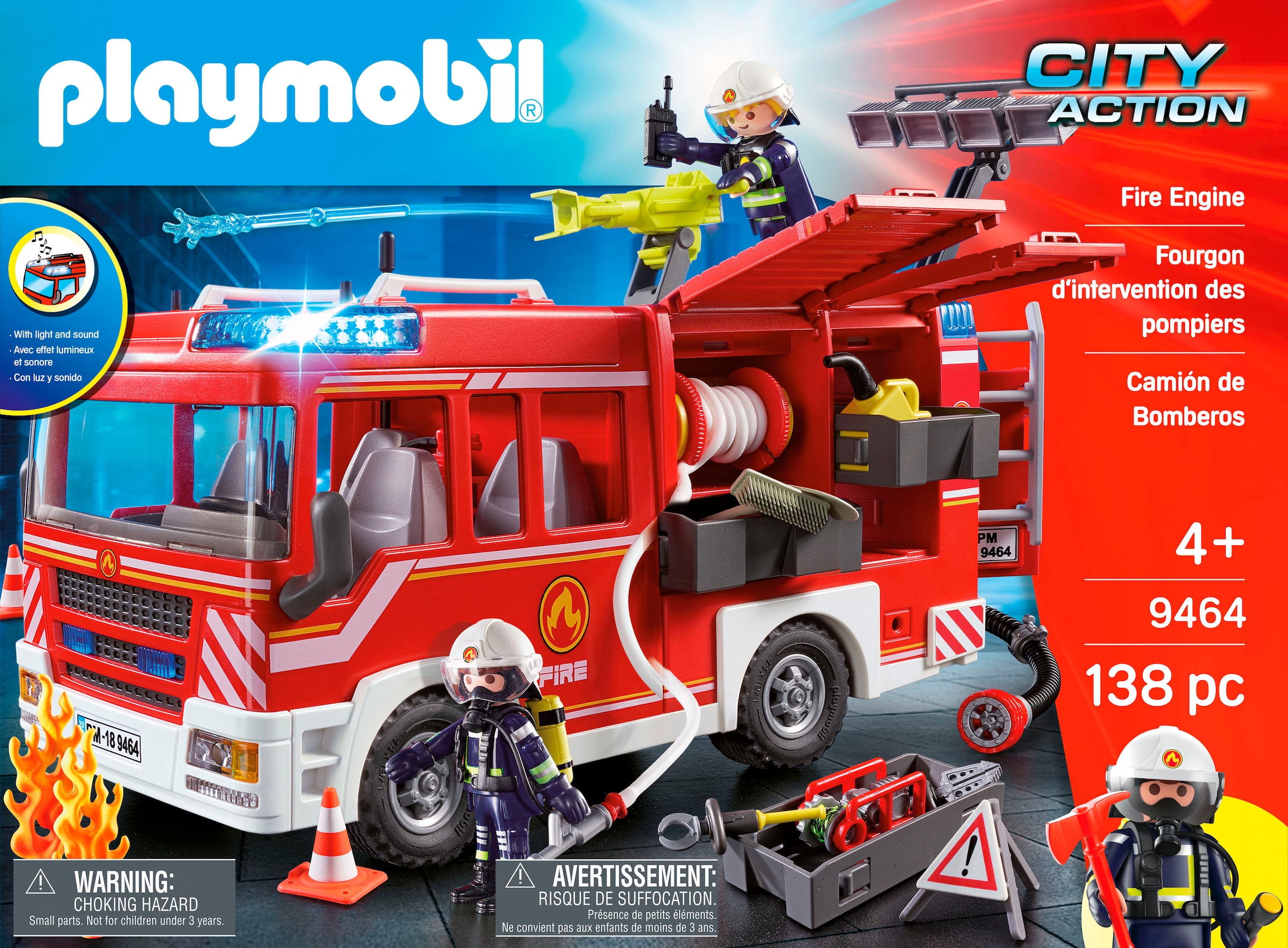 Playmobil® Jeu de construction »Feuerwehr-Rüstfahrzeug (9464), My Action Heroes« Made in Germany