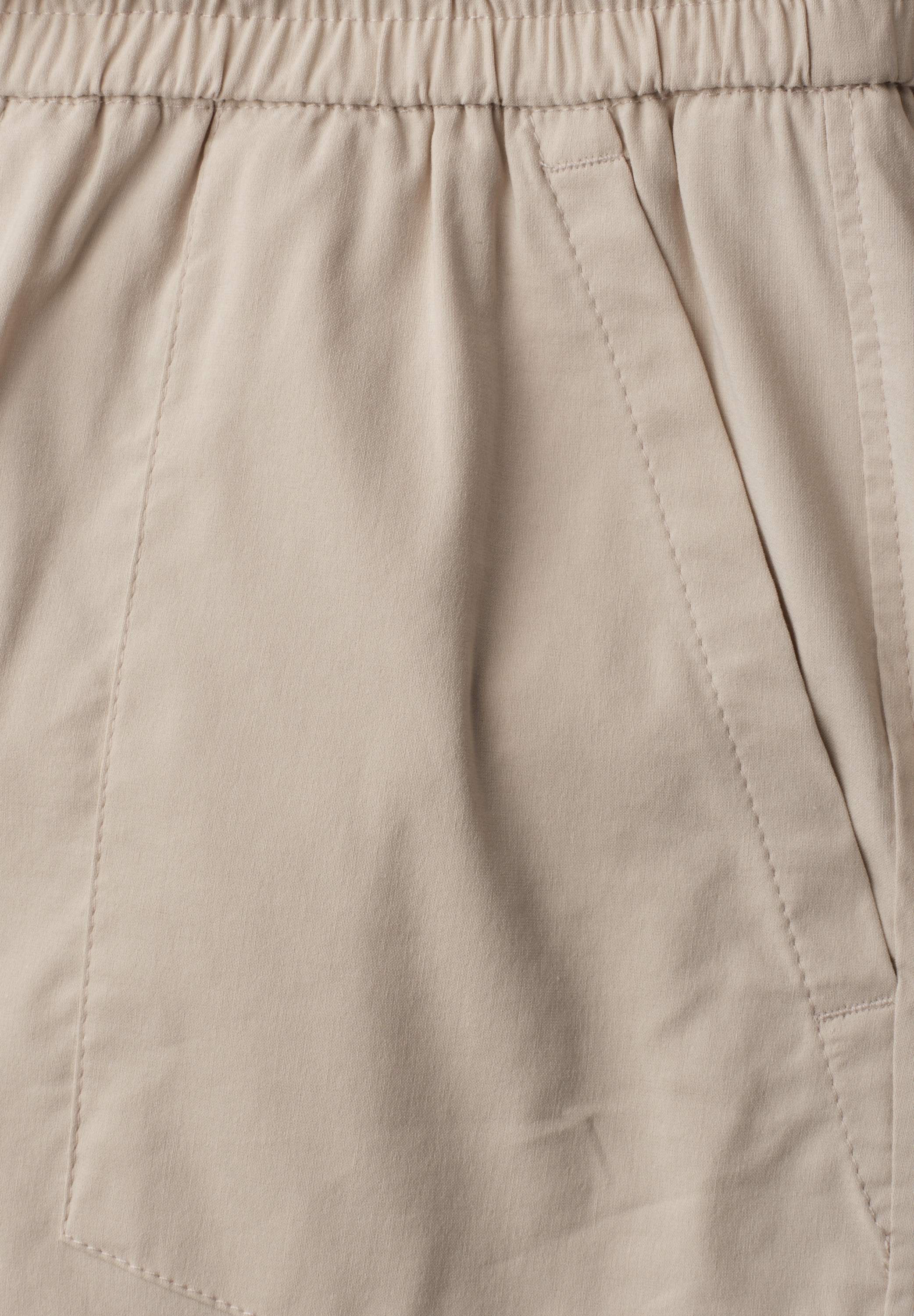 STREET ONE Pantalon en tissu  Sommerhose mit Turn-Up-Detail