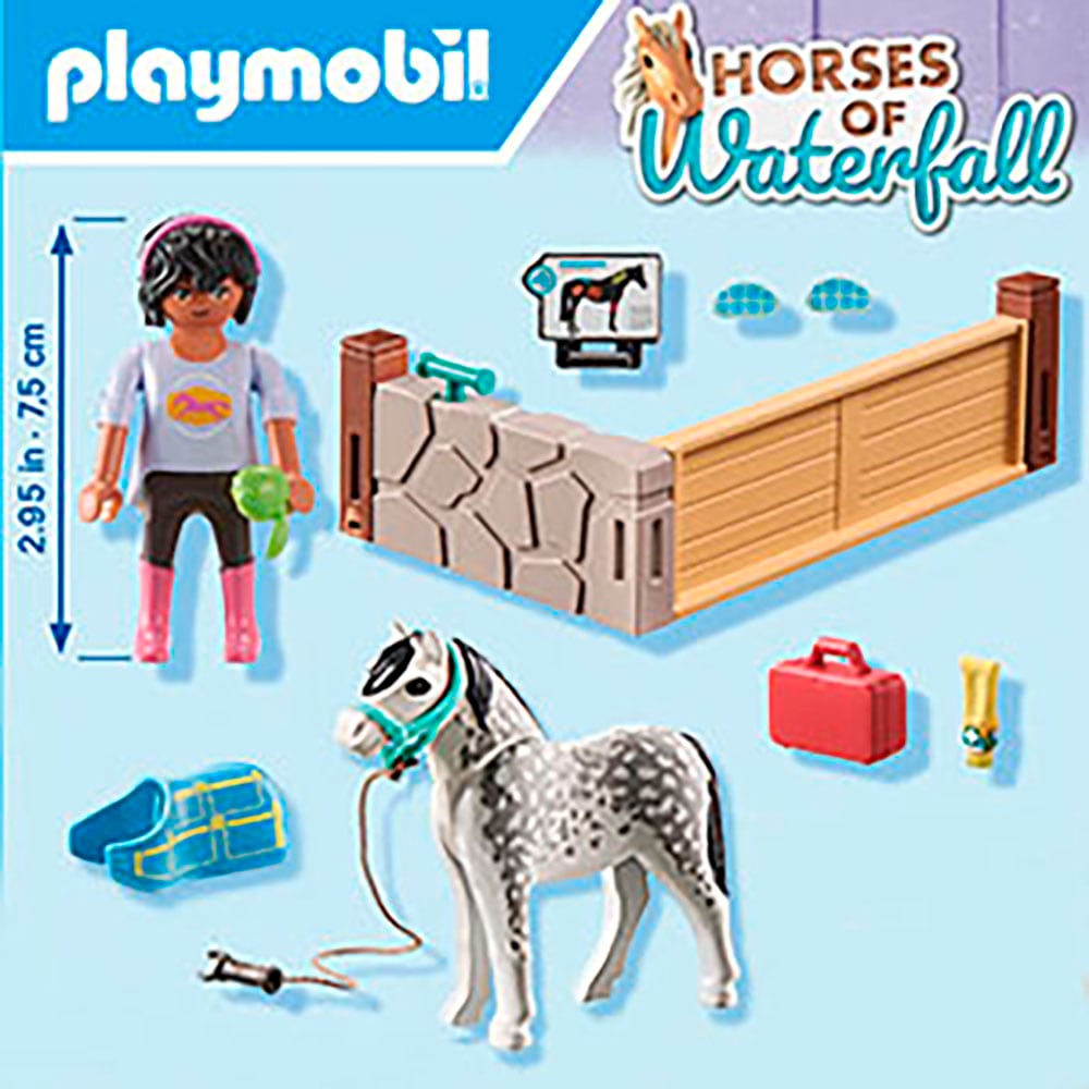Playmobil® Jeu de construction »Pferde-Therapeutin (71497), Horses of Waterfall« Made in Europe