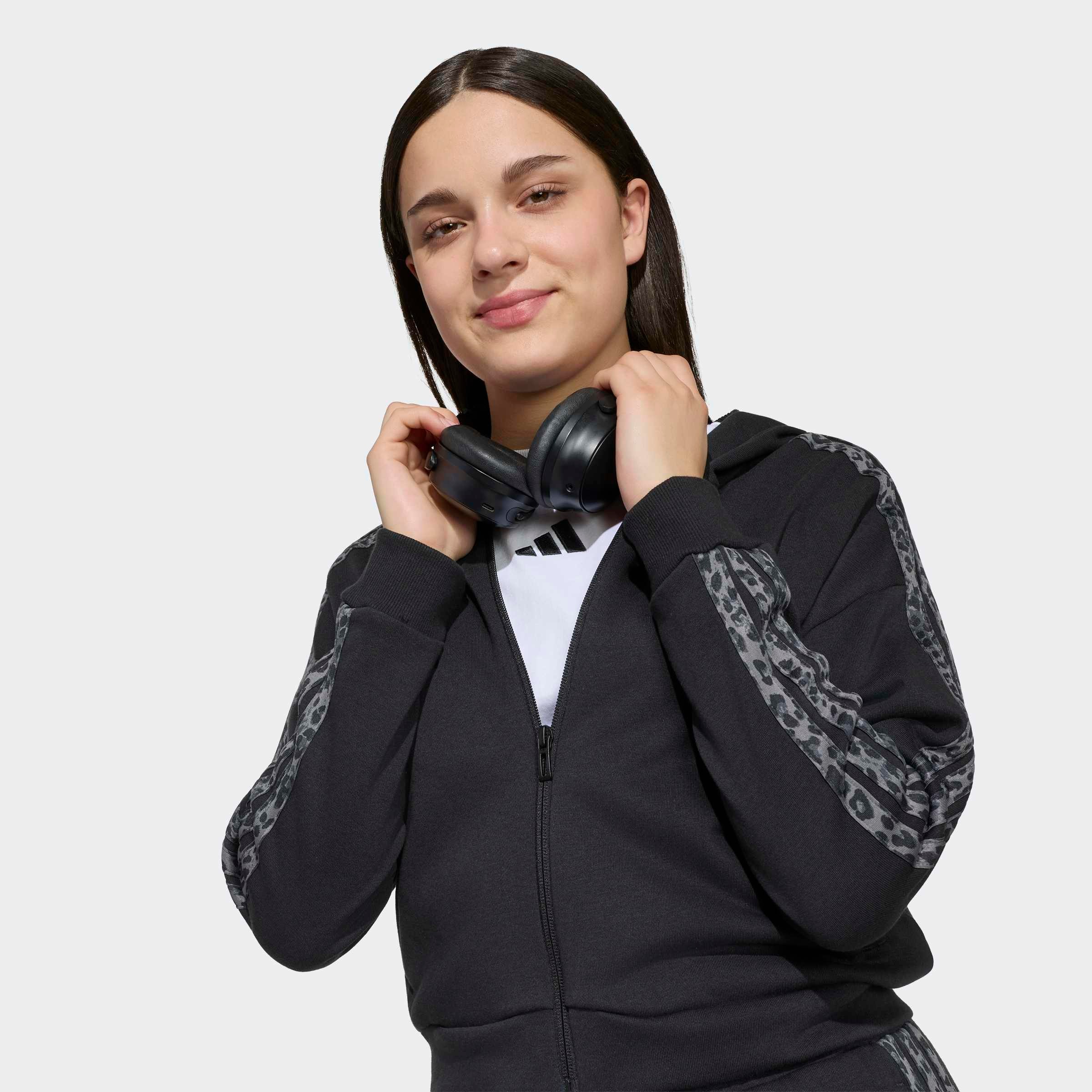 adidas Sportswear Sweat à capuche »SEASONALS ANIMAL, DURCHGEHENDER REISSVERSCHLUSS«
