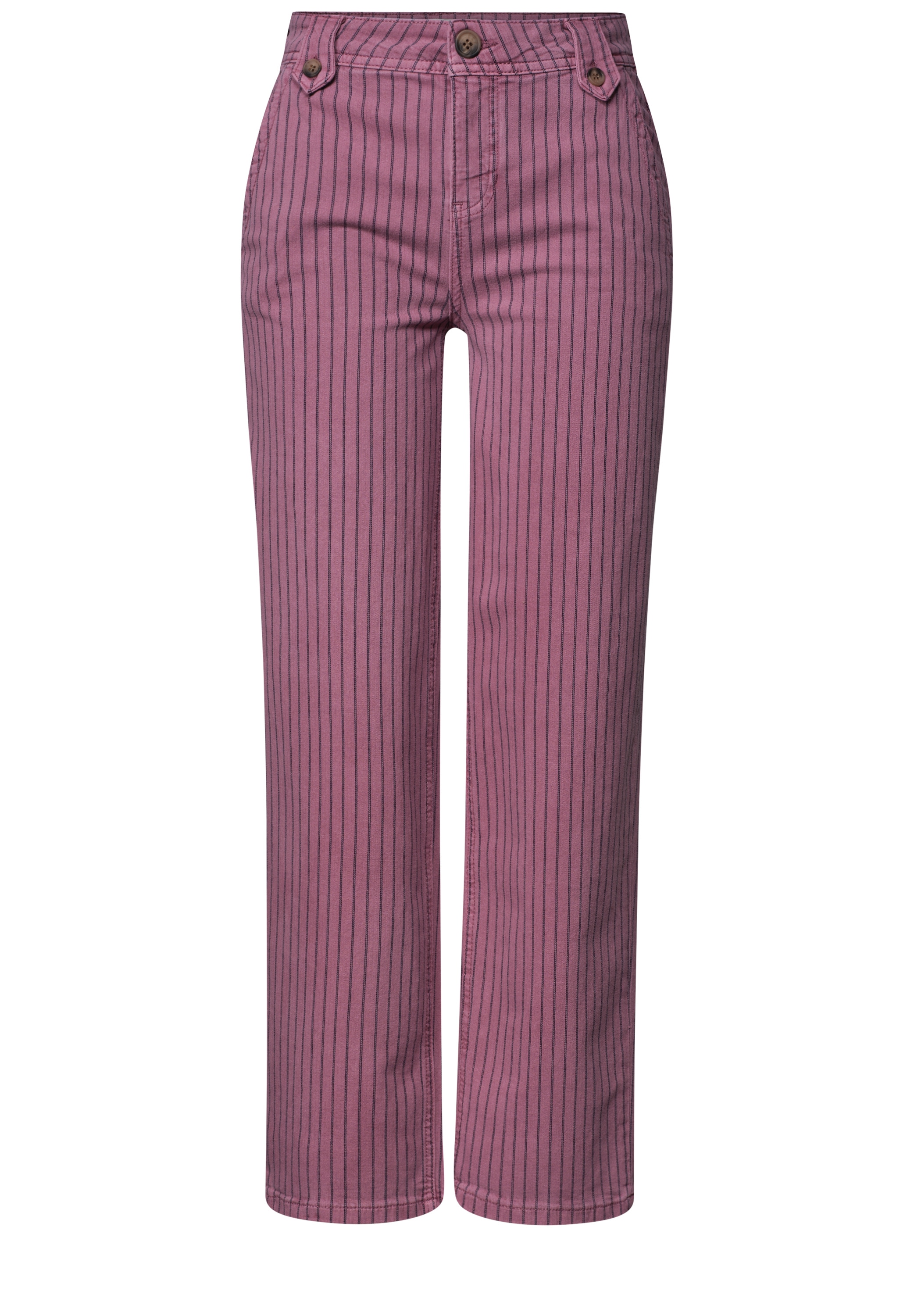 STREET ONE Jeans droit »Style Amalia« avec rayures et stretch