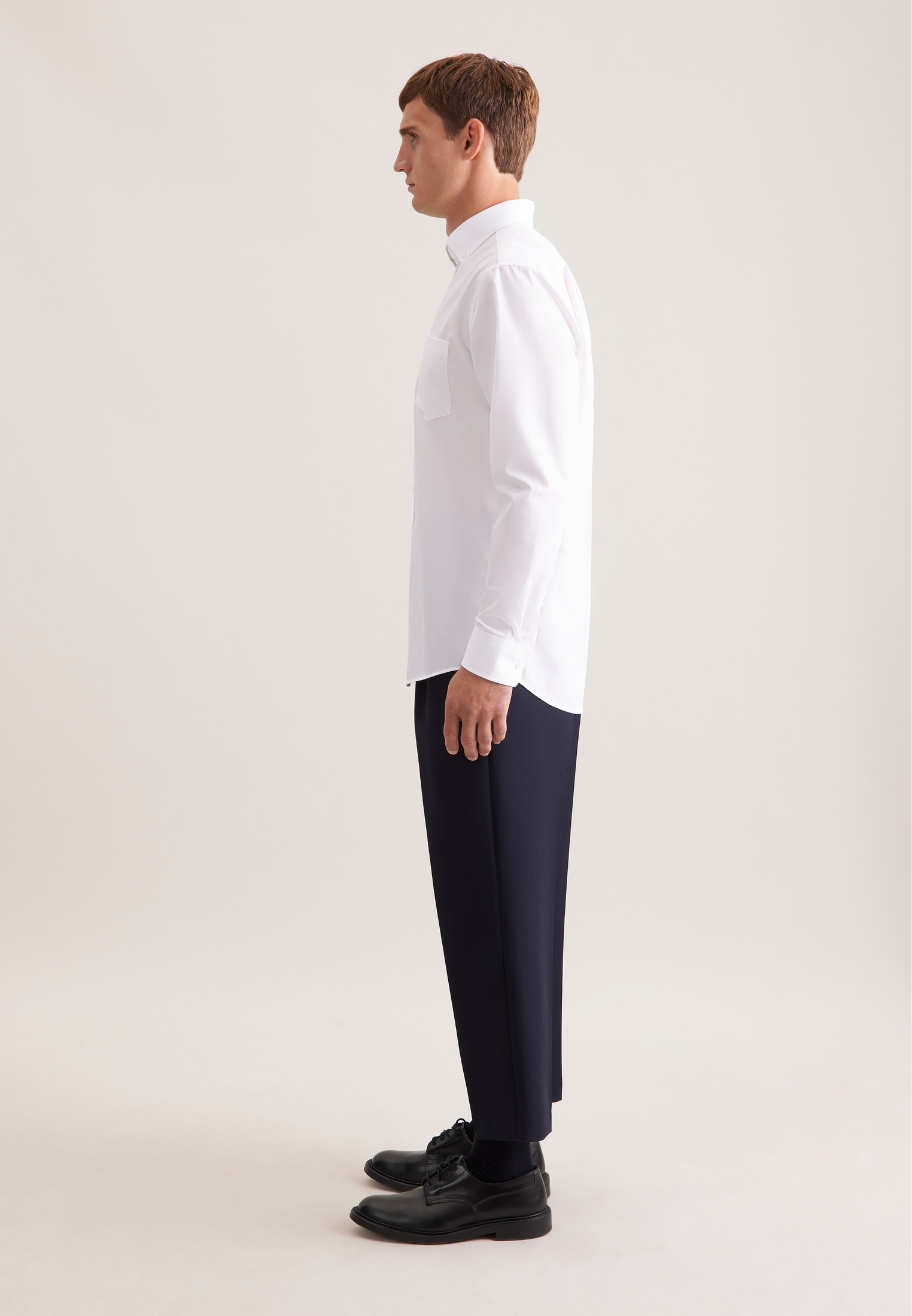 seidensticker Businesshemd »Schwarze Rose«, Regular 1/1 Button-Down-Kragen Uni
