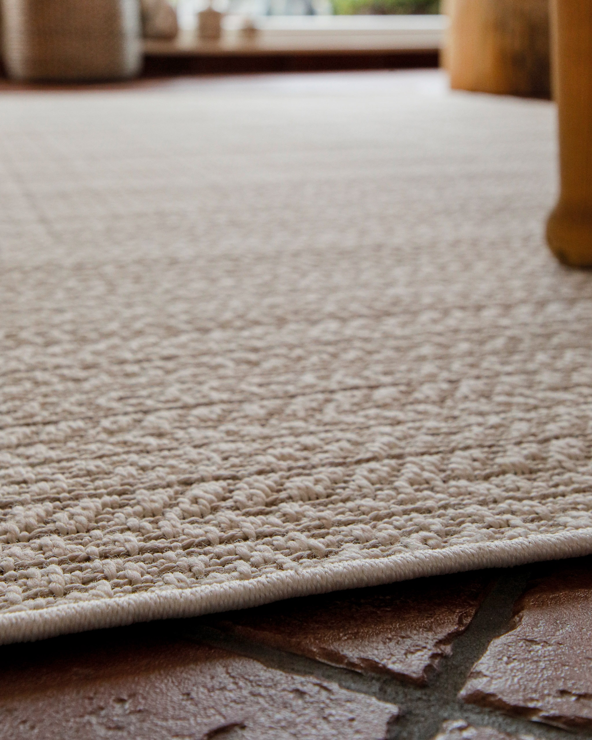 Wecon home Chemin de table »Layo« Rectangulaire 6 mm Höhe Flachgewebe, wetterfest, geometrisches Design, In- & Outdoor Teppich