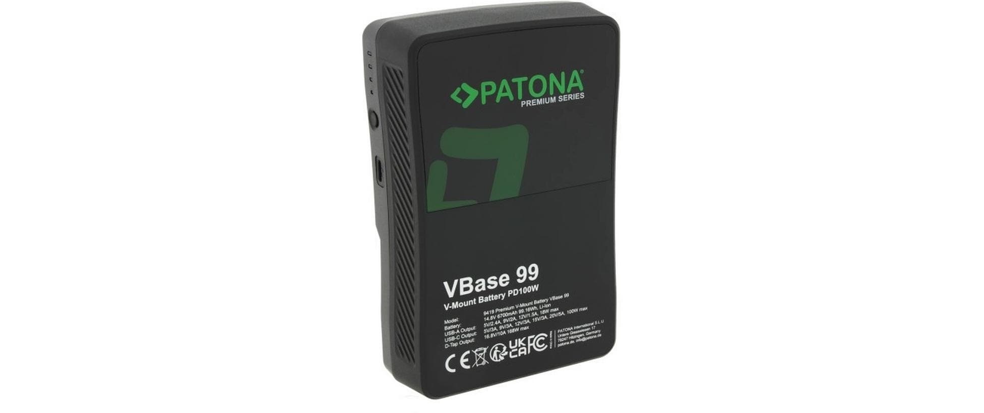   Batterie rechargeable »Patona VBase 99« 6.700 mAh