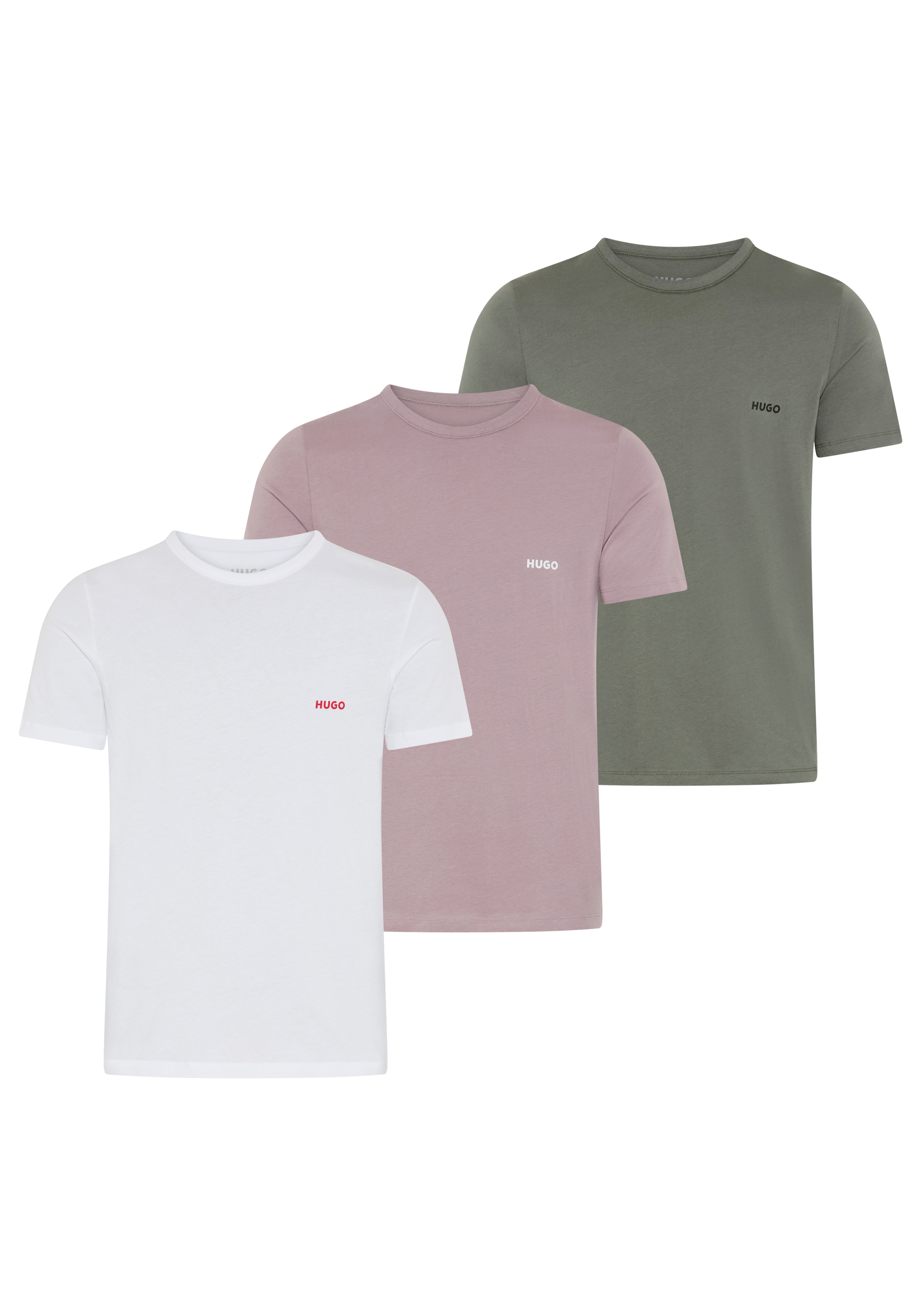 HUGO Underwear T-shirt »RN TRIPL« Packung, 3 pièces mit Rundhalsausschnitt