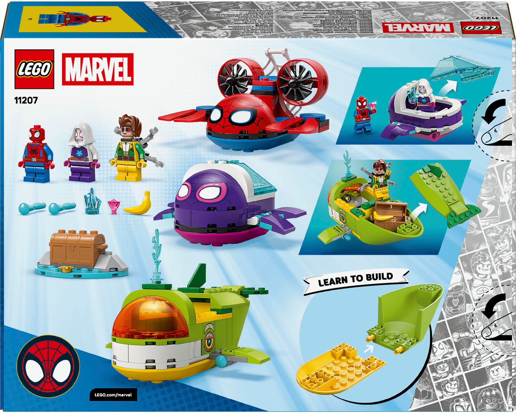 LEGO® Pions de construction »Spidey: Unterwasserfahrzeuge (11207), LEGO Spidey« Made in Europe
