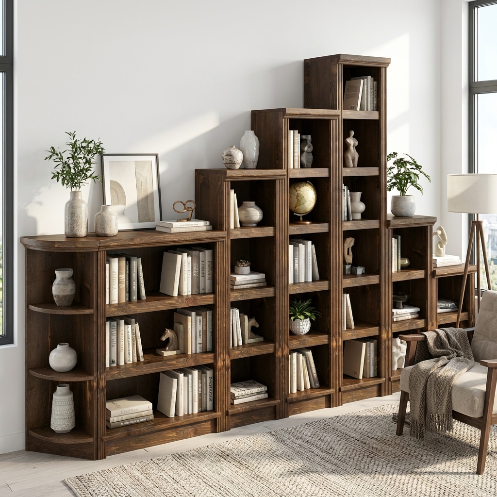 GOODproduct Standregal »Riga« aus massiver Kiefer, FSC®-zertifiziert