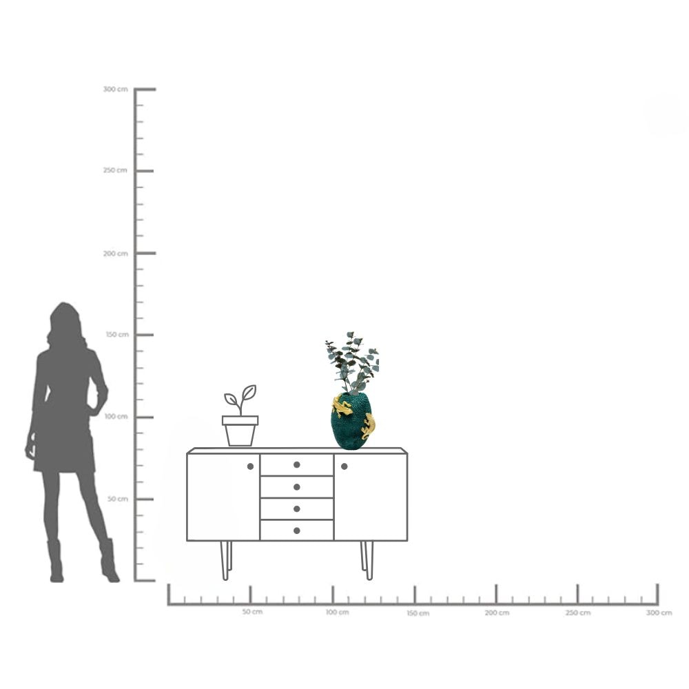 Kare Design Tischvase »Vase Chameleon Jack Fruit 39«