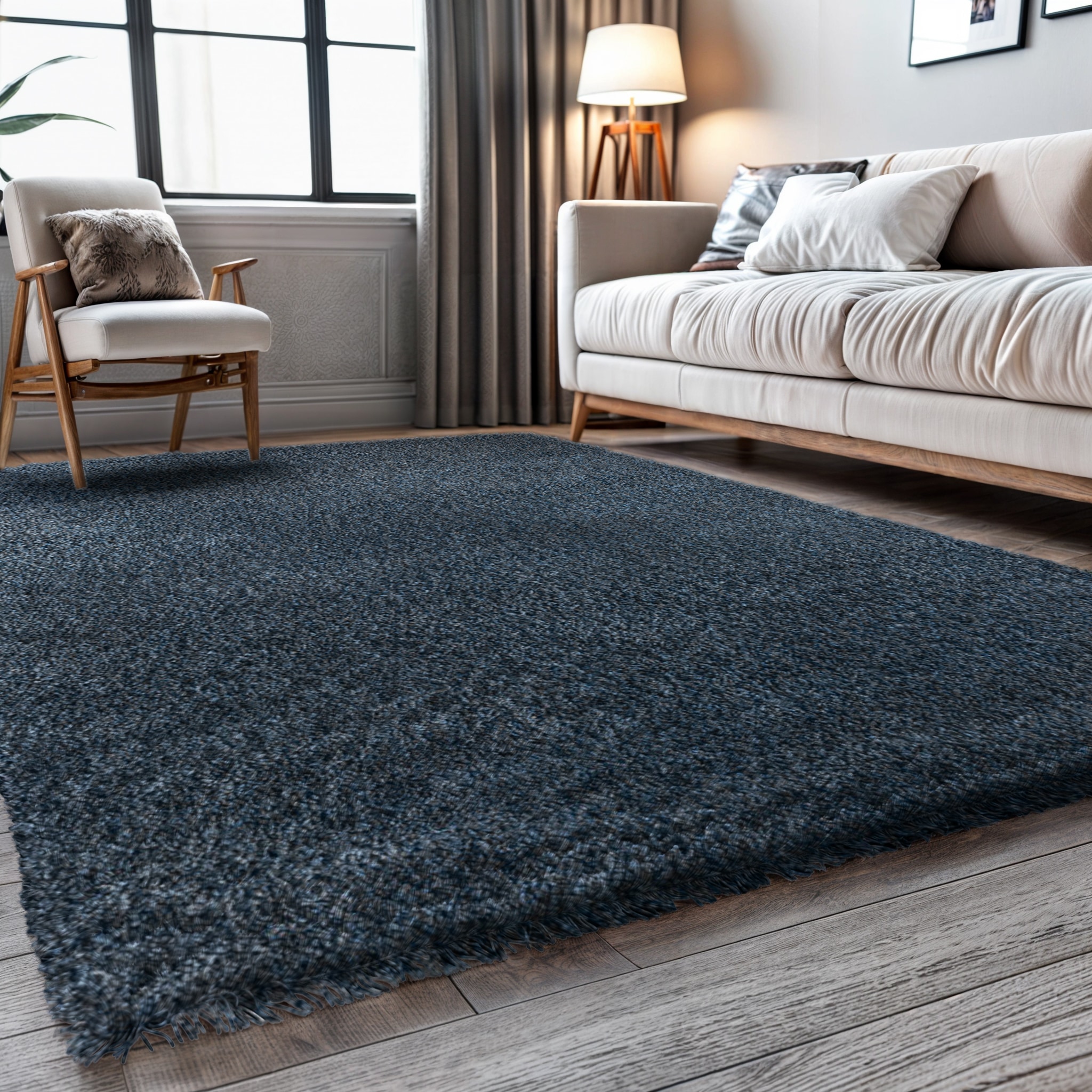 GOODproduct Teppich »Banji« rechteckig 37 mm Höhe Uni Farben, weich und flauschig, auch als Läufer & in rund erhältlich