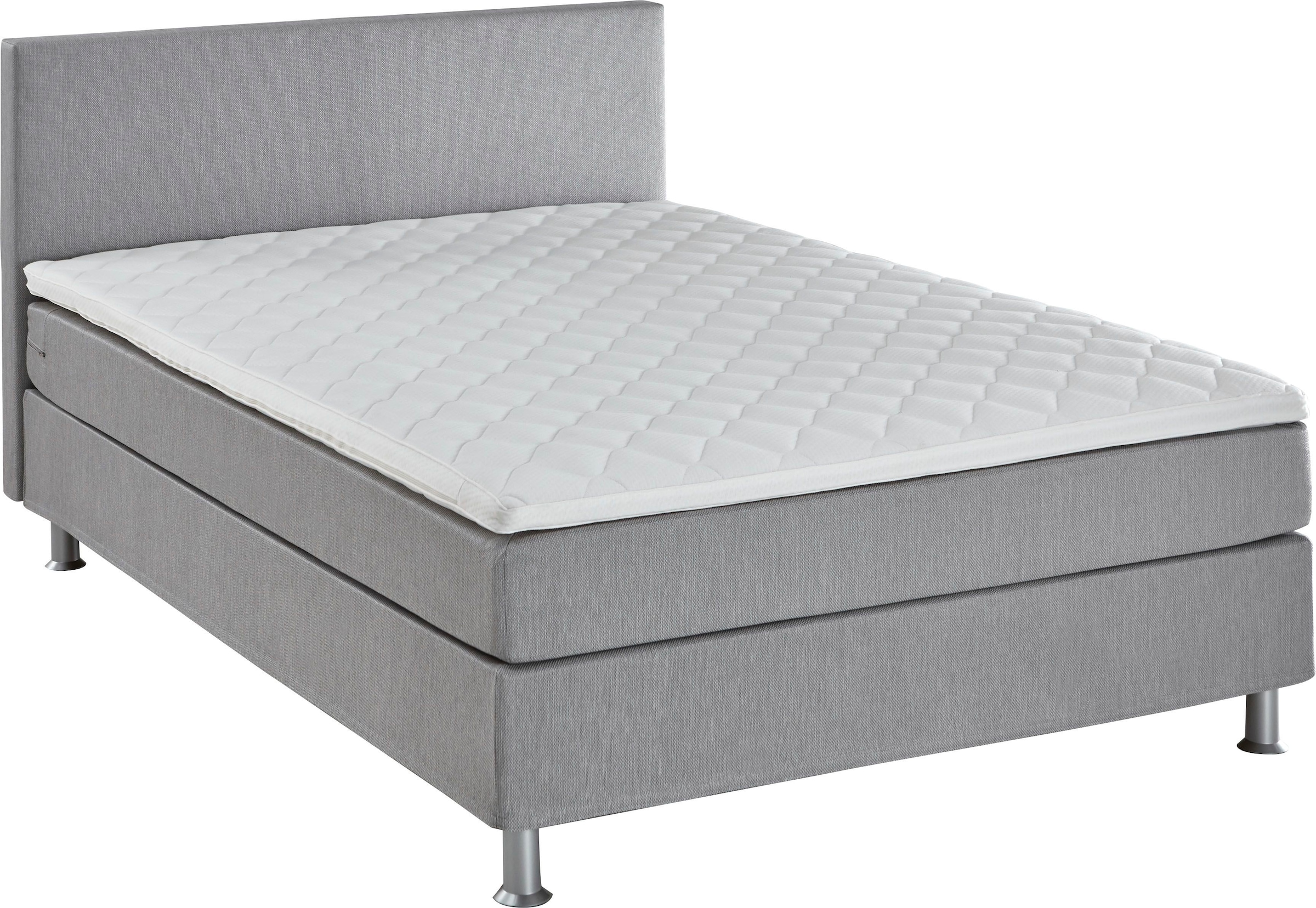 ATLANTIC home collection Boxbett »Edison« inkl. Bonnellfederkern-Matratze und Topper