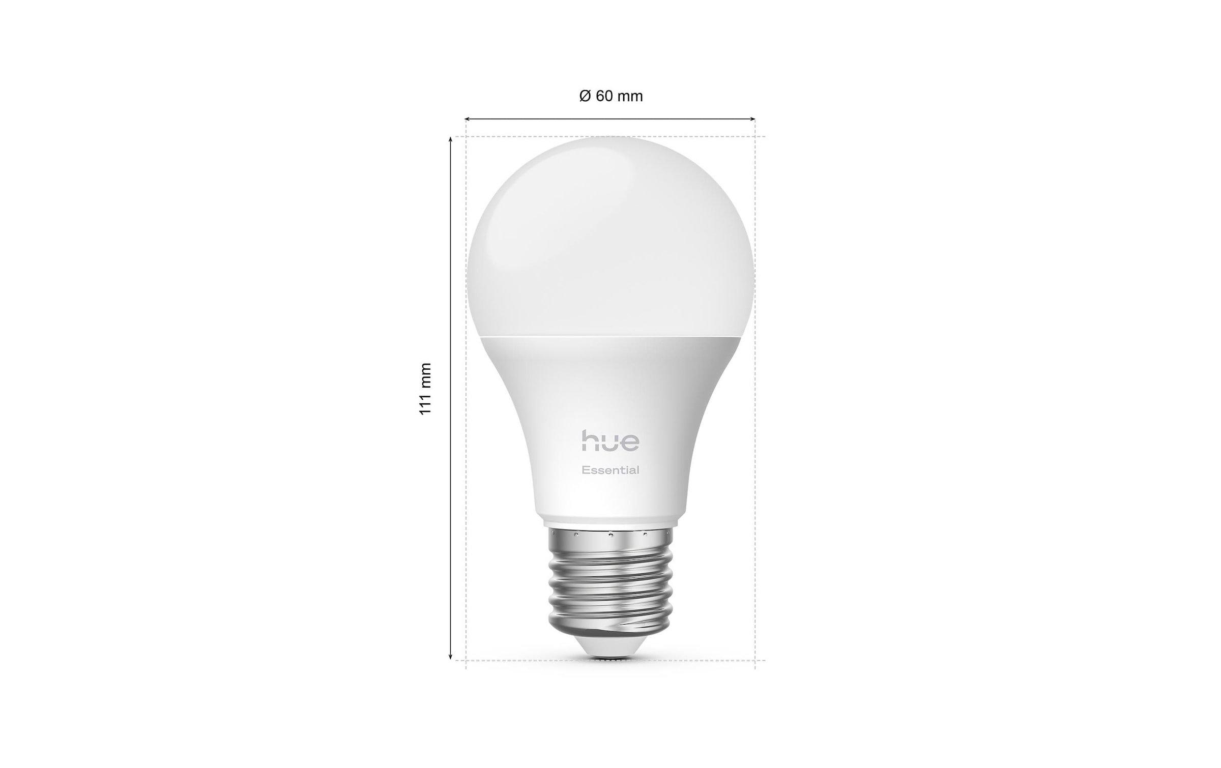 Philips Hue Lampe LED intelligente »Essential, E27, 8 W, White & Colour«