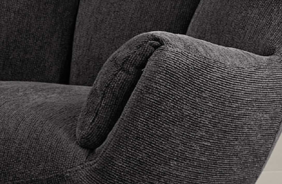 Jockenhöfer Gruppe Fauteuil de relaxation »Melania, B: 73 cm, Sitzhöhe: 45 cm« Set : avec repose-pieds, rotation 360°, tissu tissé douillet