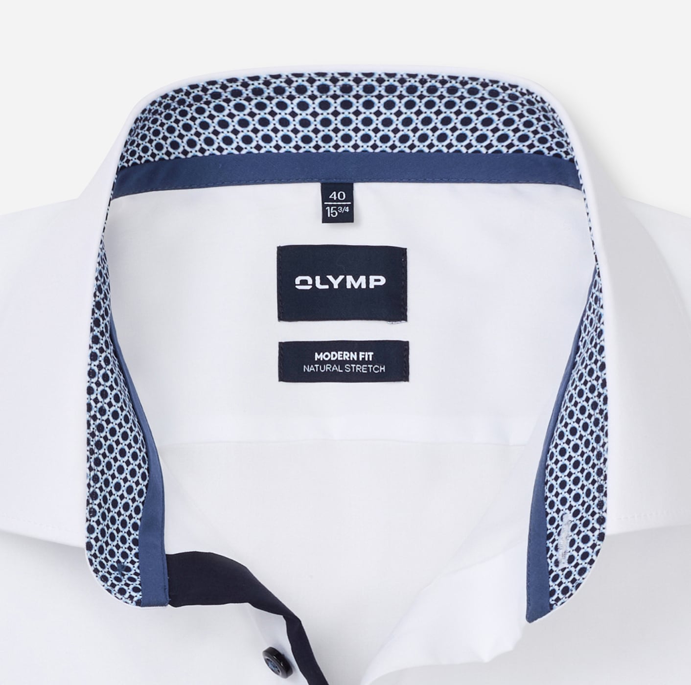 OLYMP Langarmhemd »Luxor« Businesshemd, New-Kentkragen, Modern Fit, verlängerter Arm