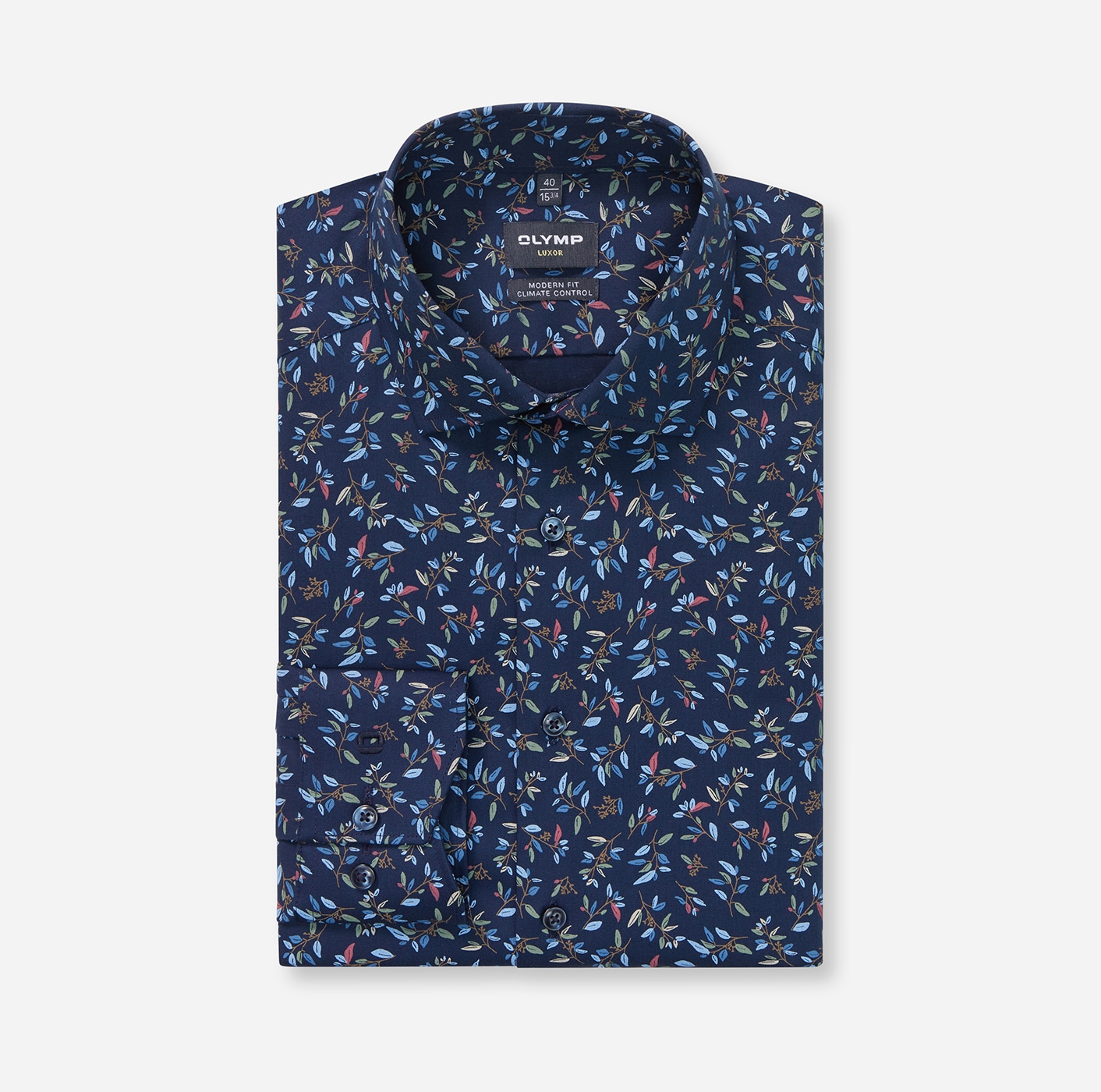 OLYMP Langarmhemd »24/7 - Luxor modern fit« Climate Control, Global-Kentkragen, modern fit, Businesshemd