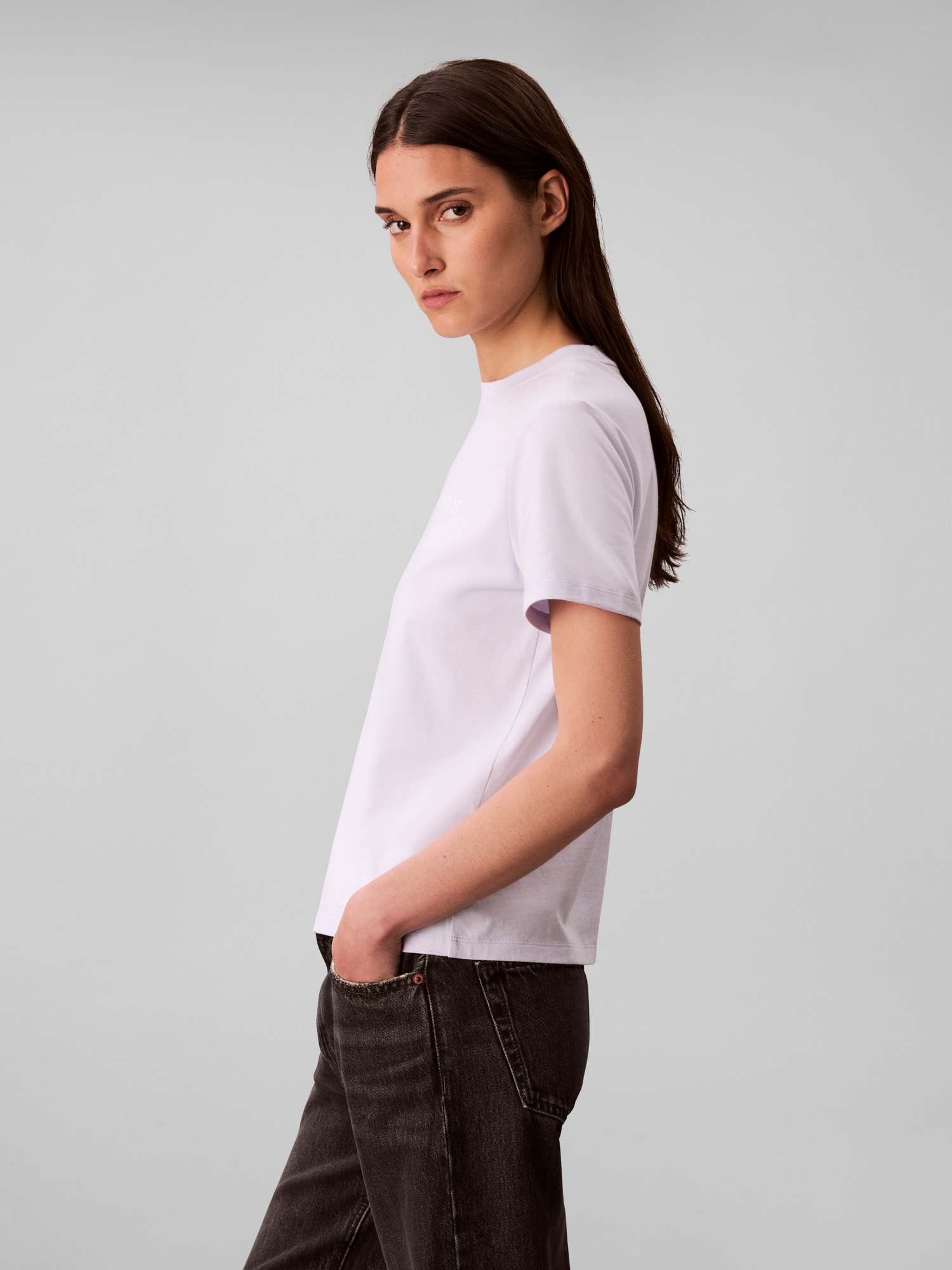Calvin Klein Jeans T-Shirt »A- INST. LOGO CLASSIC TEE SS« mit Logoschriftzug
