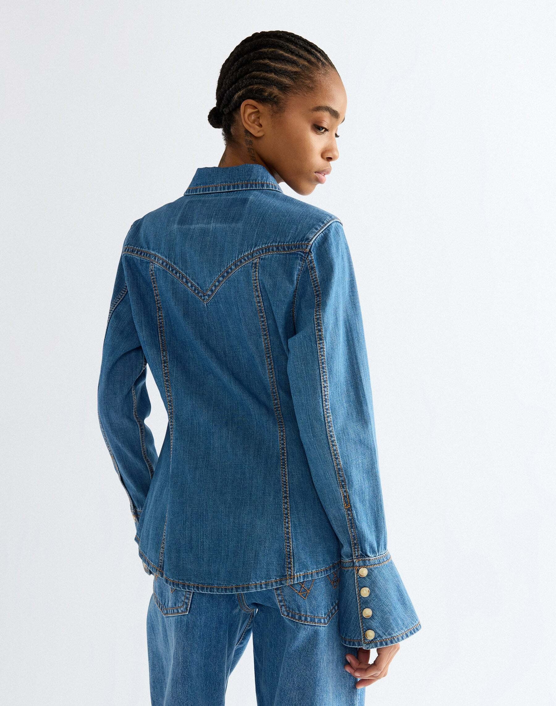 Wrangler Blouse en jean »WRANGLER Jeanshemd Super Western«