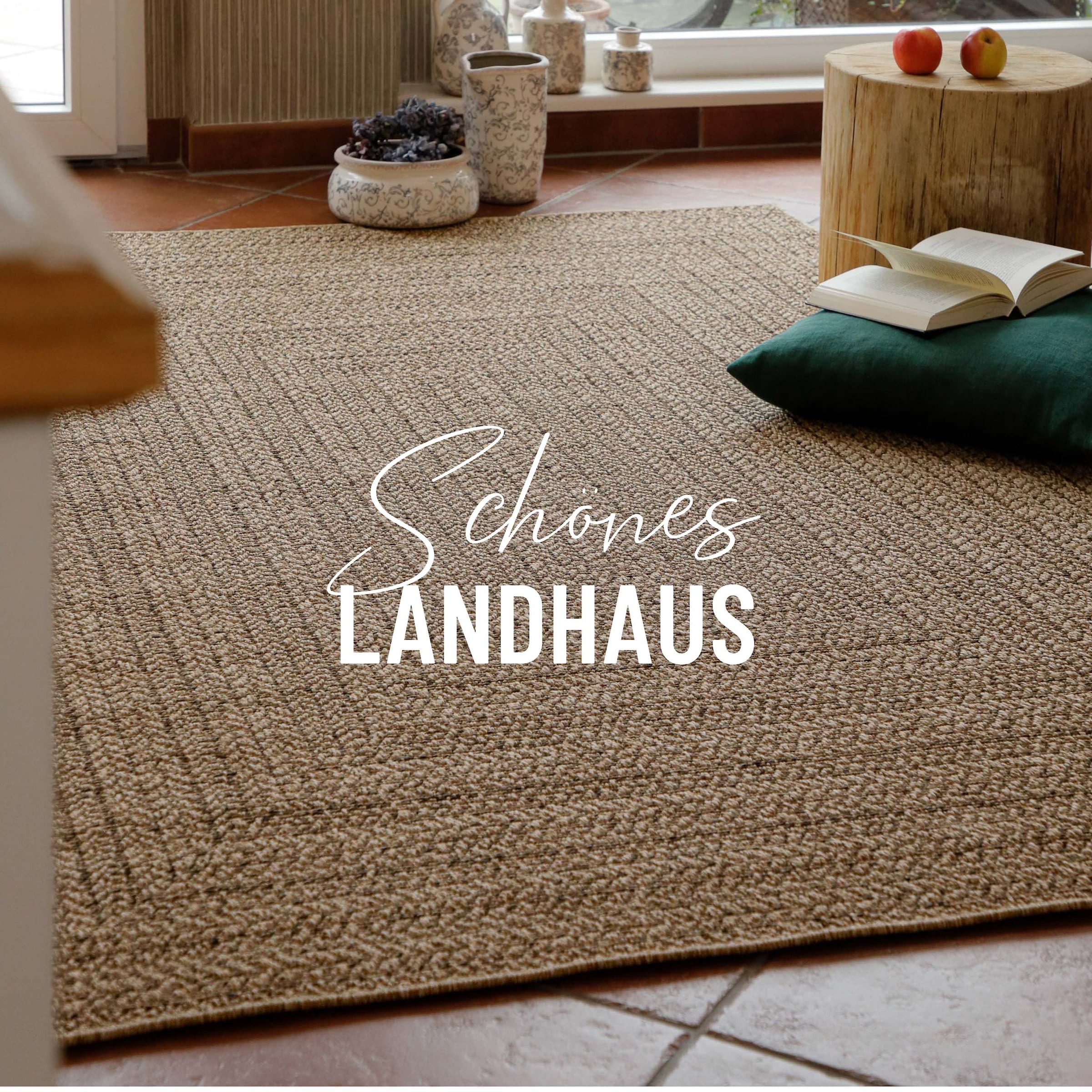 Wecon home Tapis »Layo« Rectangulaire 6 mm Höhe Flachgewebe, wetterfest, geometrisches Design, In- & Outdoor Teppich