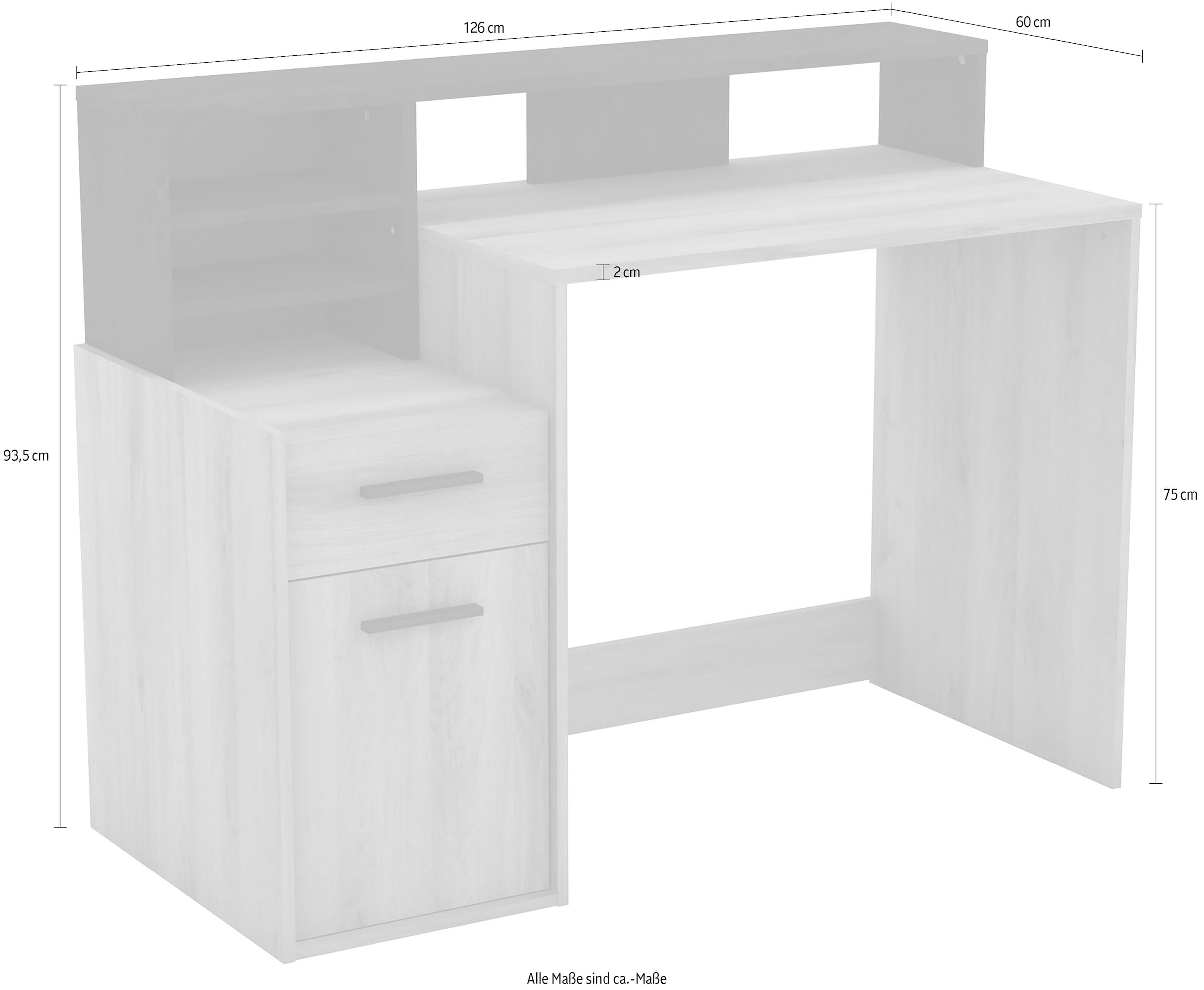 Demeyere GROUP Bureau »Delphi« bureau 1 porte 1 tiroir