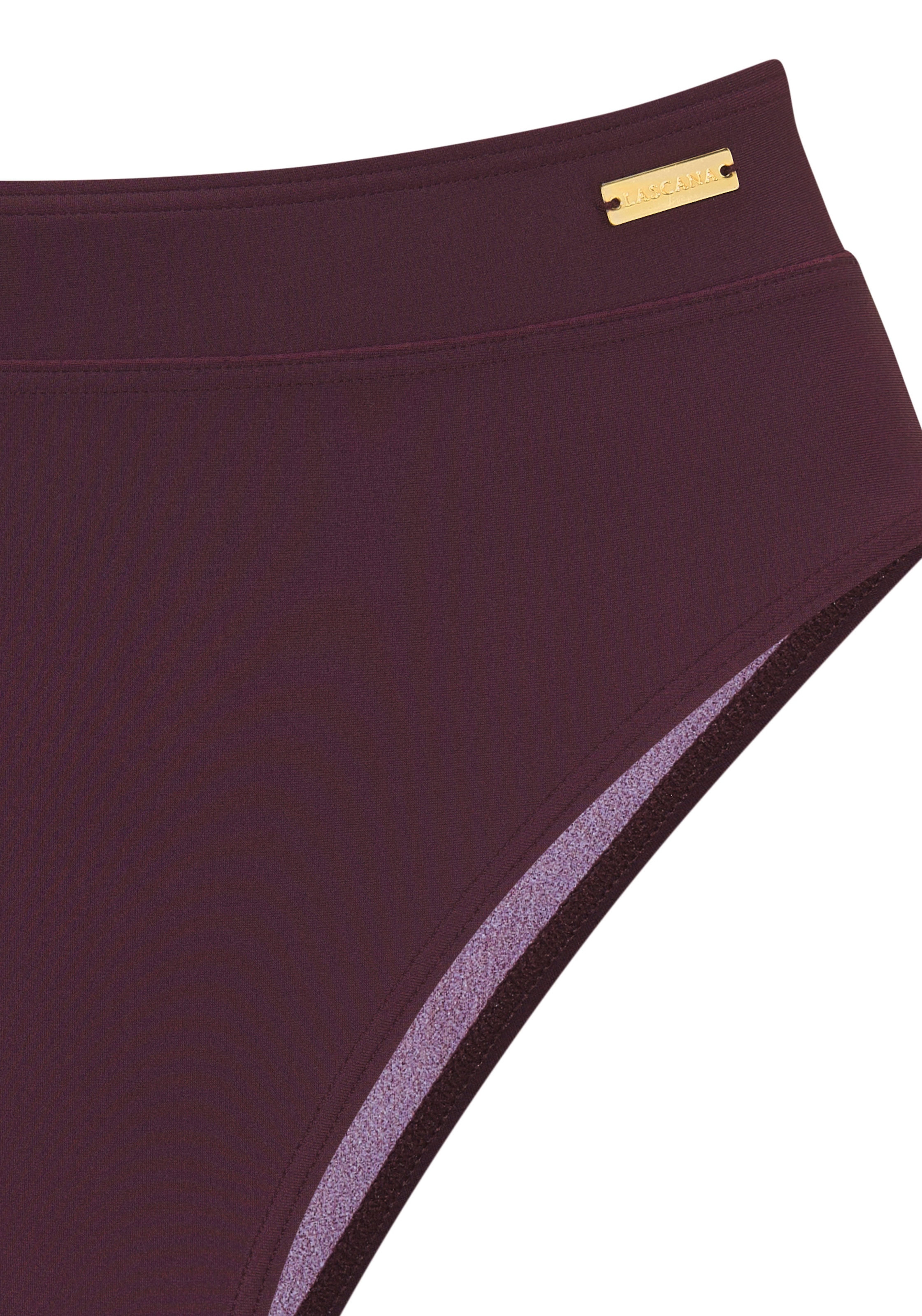 LASCANA Pantalon de bikini taille haute »Lolo« mit angesetztem Bündchen