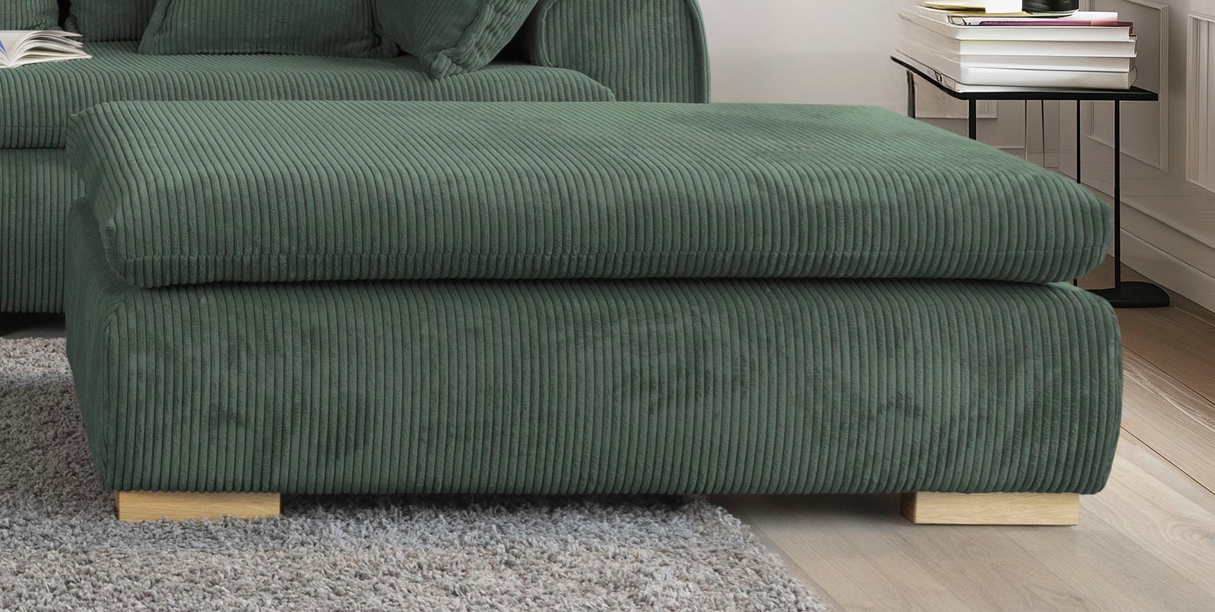 Home affaire Tabouret rembourré »Katja, B: 118 cm« individuell zu kombinieren