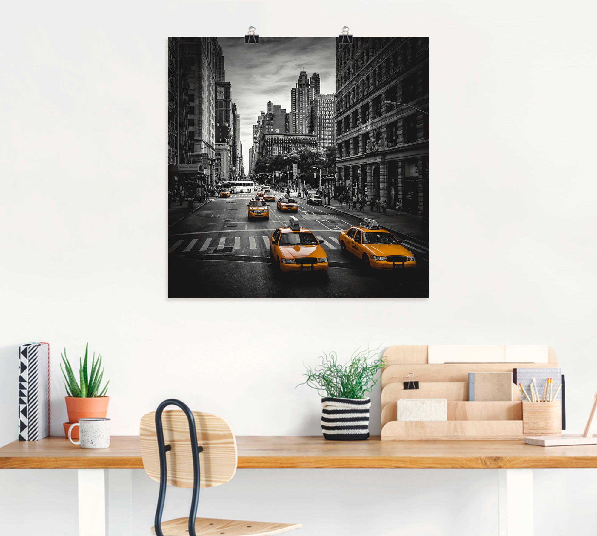 Artland Poster »New York City Verkehr 5th Avenue« Amerika 1 Stk. tlg. ohne Rahmen