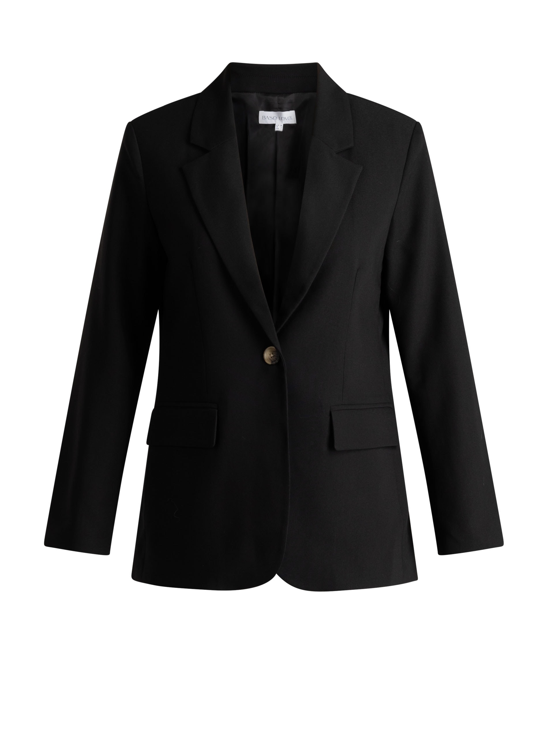 Base Level Veste blazer »Yella« avec fermeture à 1 bouton et viscose