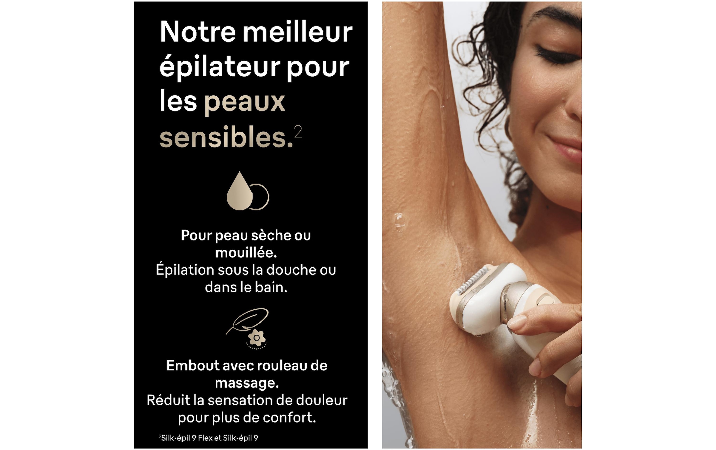 Braun Épilateur »Silk-épil 9 SES9-060 3D« 360° Flex, Wet & Dry, SmartLight, Rasieraufsatz, Trimmeraufsatz