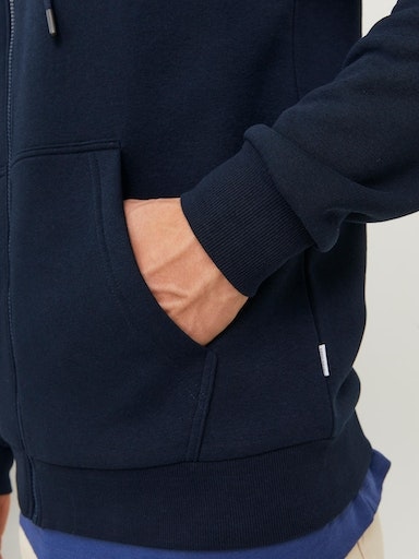 Jack & Jones Kapuzensweatjacke »JJEBRADLEY mit Kapuze, ideal für kalte Jahreszeit« mit Kapuze