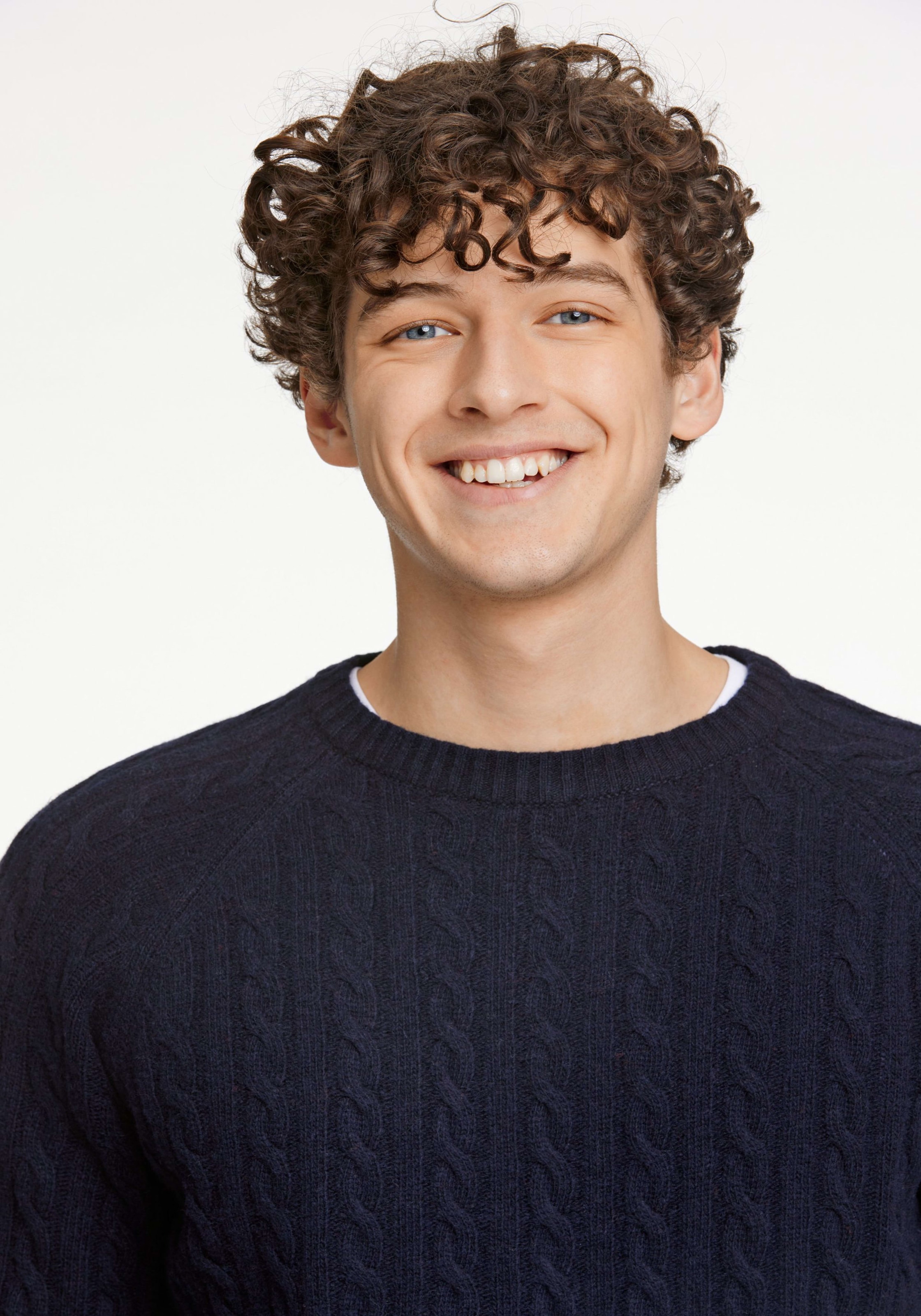 LINDBERGH Strickpullover mit Zopfmuster, hoher Wollanteil