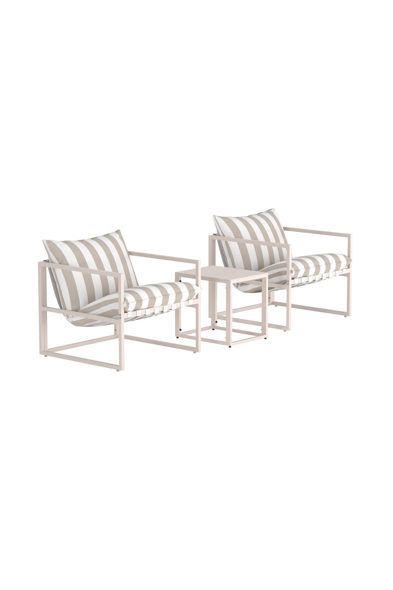 Venture Home Gartenlounge-Set »Messina, grosszügiges Outdoor-Set für hohen Sitzkomfort« 3 tlg. Loungemöbel mit Stoffbezug, angenehm, weich