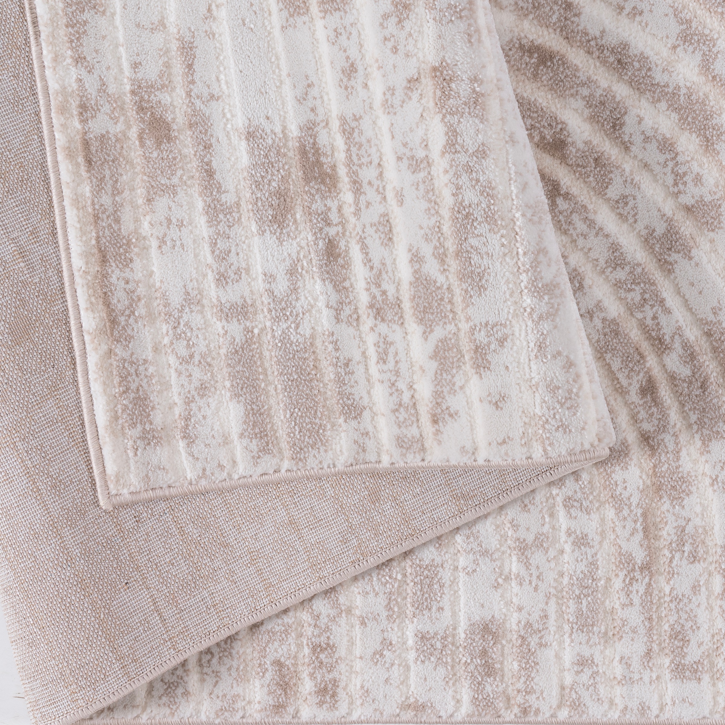 GOODproduct Teppich »Luvu, mit Hoch-Tief-Struktur« rechteckig 12 mm Höhe Modernes Design, Boho-Charme, dezenter Glanz, Wohnzimmer, Schlafzimmer