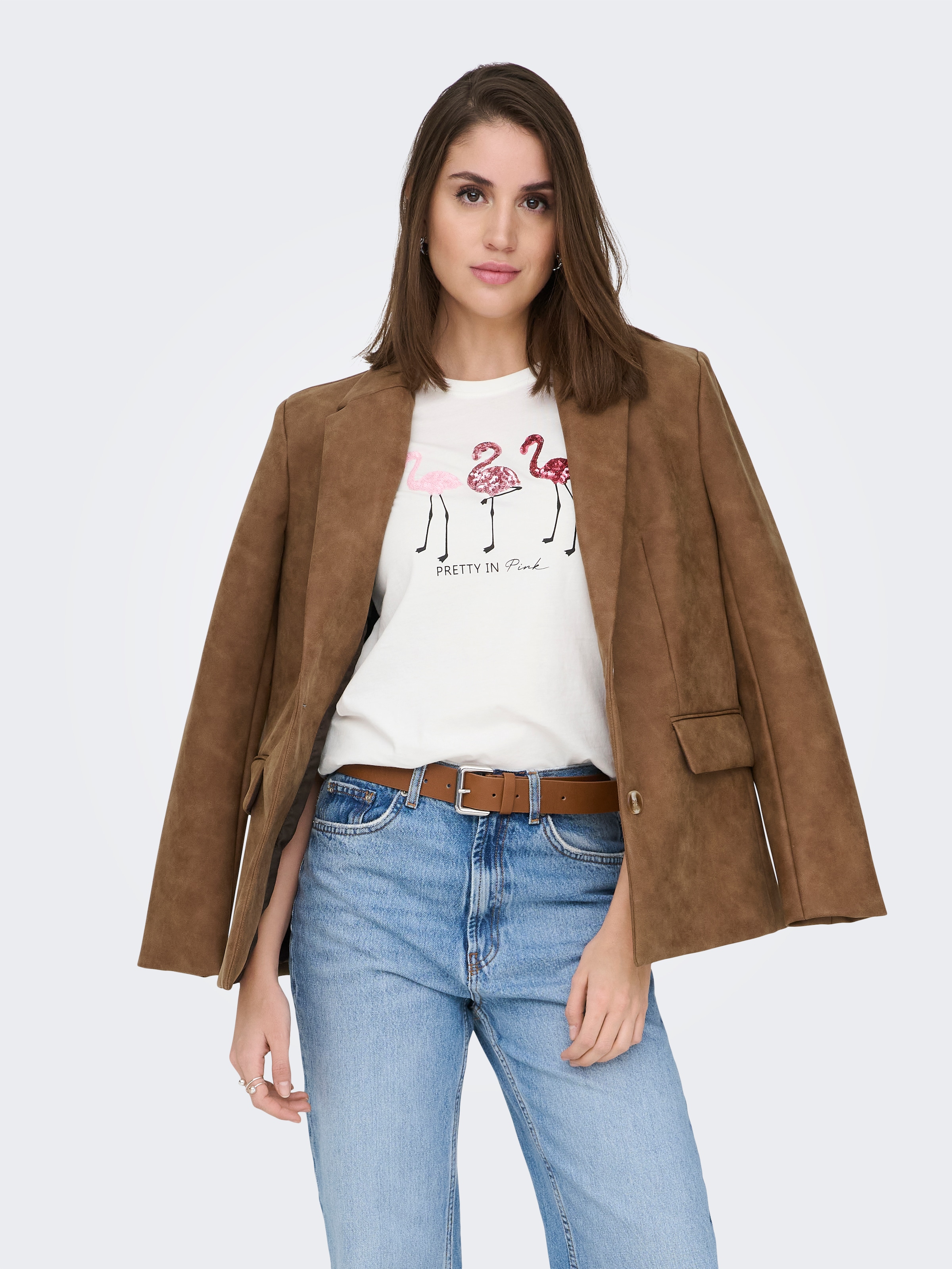 ONLY T-shirt à manches courtes »ONLKITA S/S TEE JRS NOOS« Baumwolle, regular fit