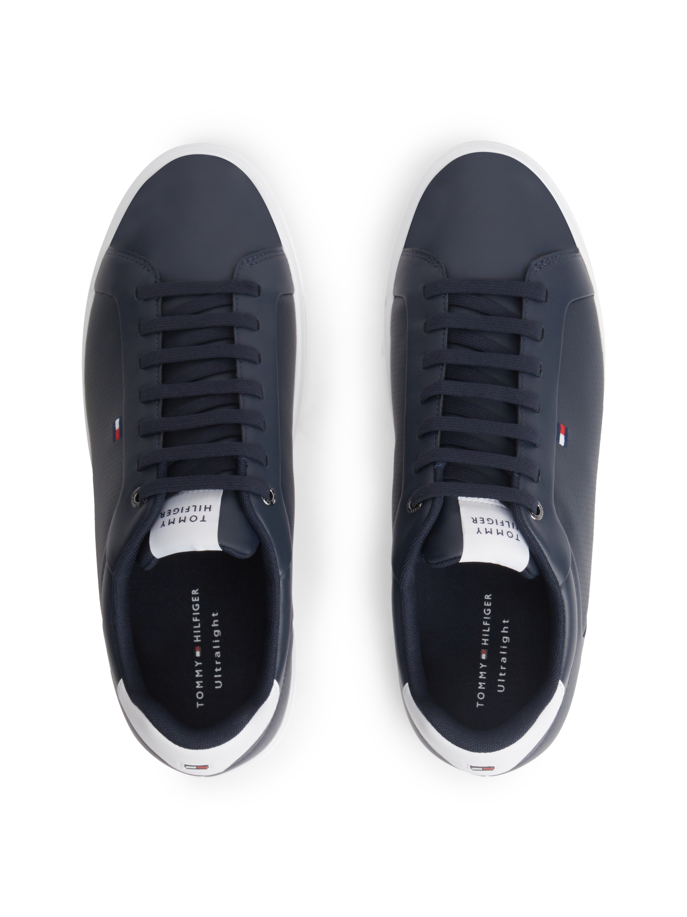 Tommy Hilfiger Sneakers »ICON COURT LIGHT LEATHER«  Freizeitschuh, Halbschuh, Schnürschuh mit dezenten Ziernähten