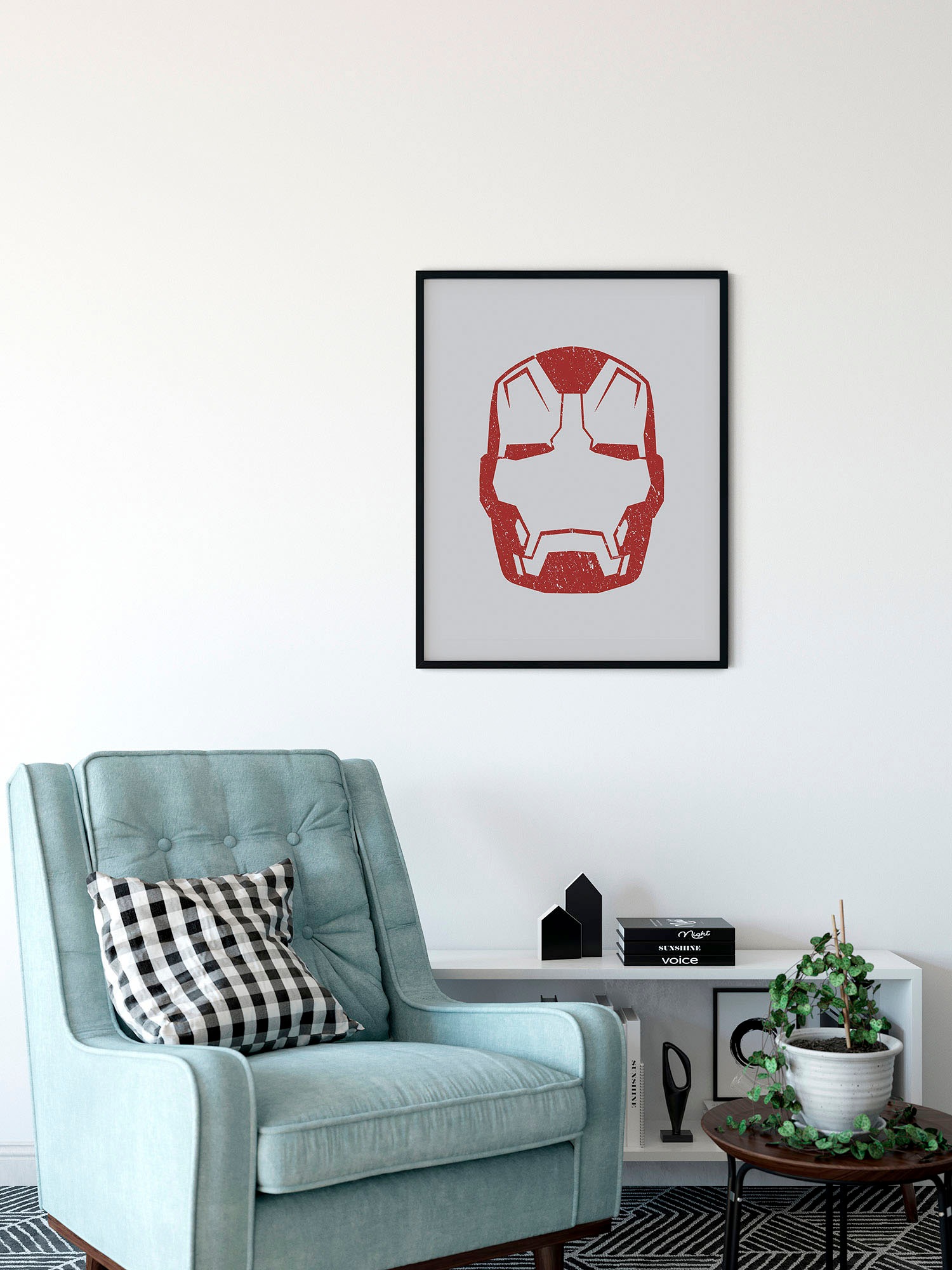 Komar Image »Iron Man Helmet MK 43« 1 cuis tlg. Wandbild zur Dekoration im Kinderzimmer - ohne Rahmen