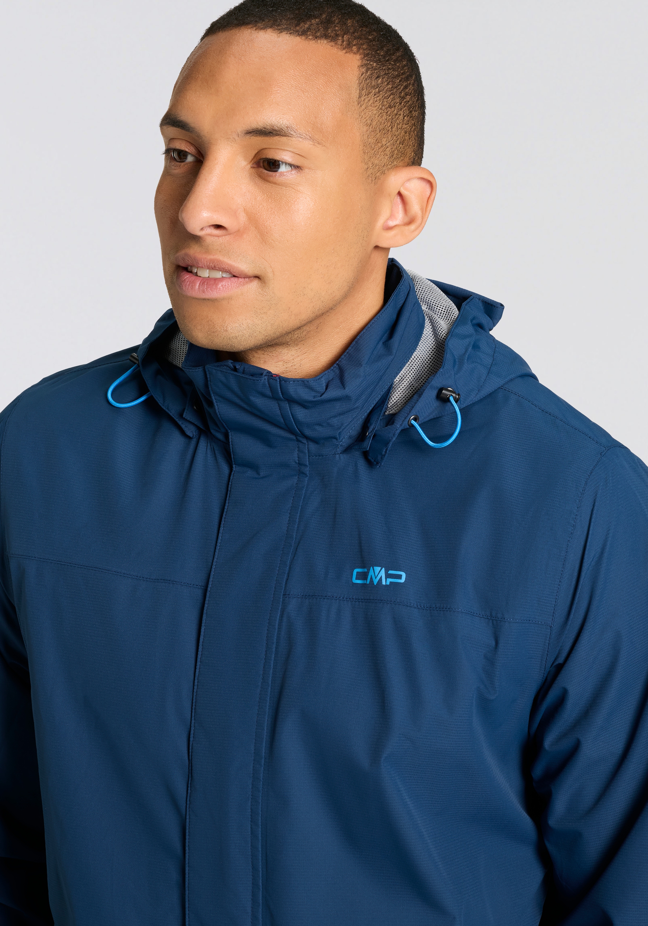 CMP Veste de pluie 1 cuis tlg. mit Kapuze Atmungsaktiv & Wasserdicht & Winddicht