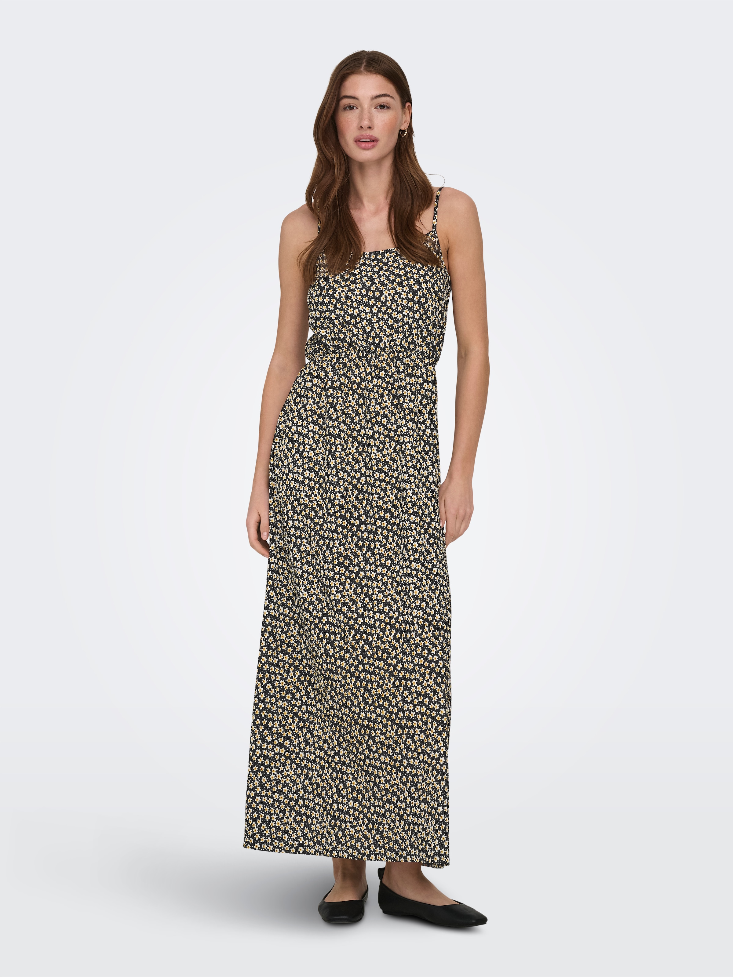 ONLY Maxi robe »ONLALTA S/L LONG STRAP DRESS PNT ZLO«