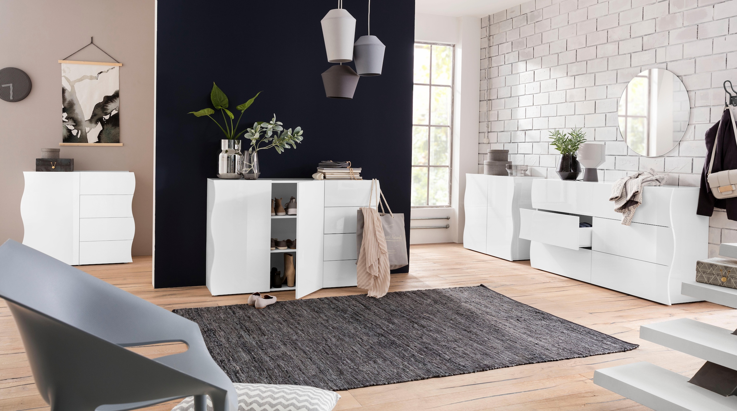 Home affaire Kommode »Onda« Breite 154 cm