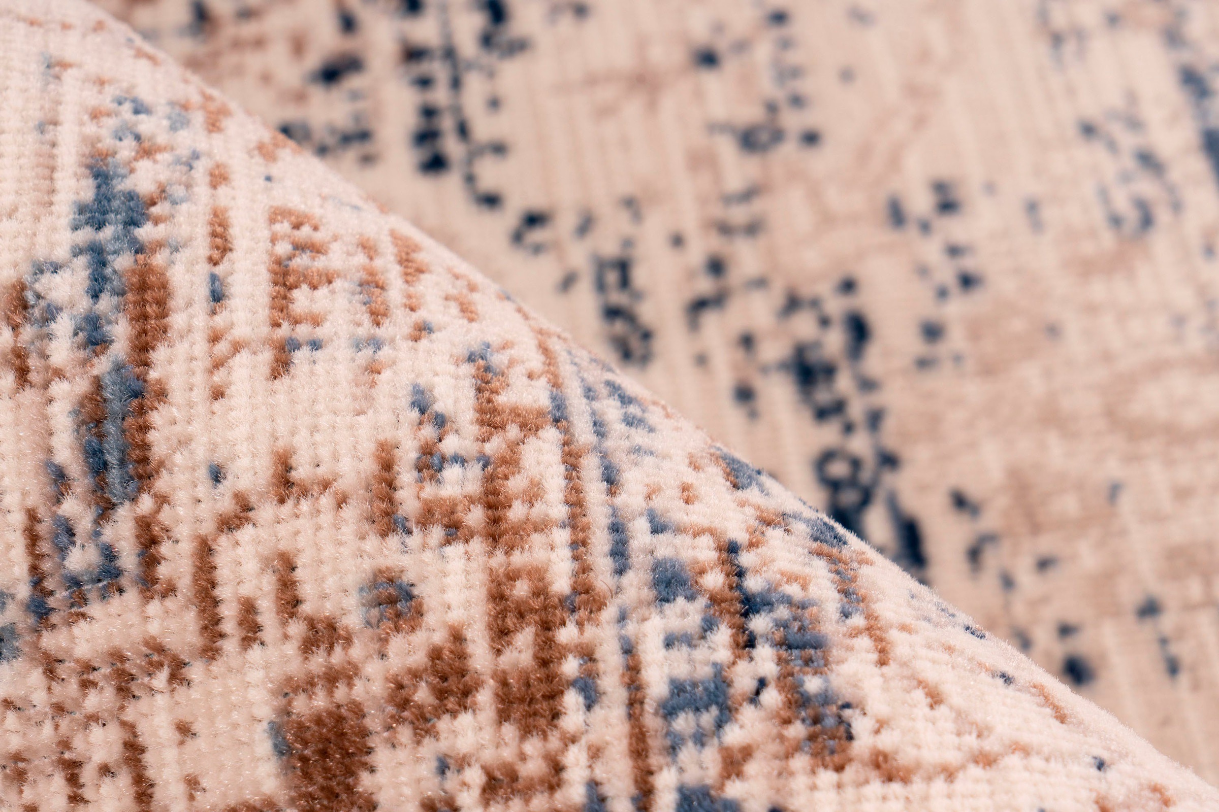 my home Teppich »Bora« rechteckig 5 mm Höhe Wohnzimmer