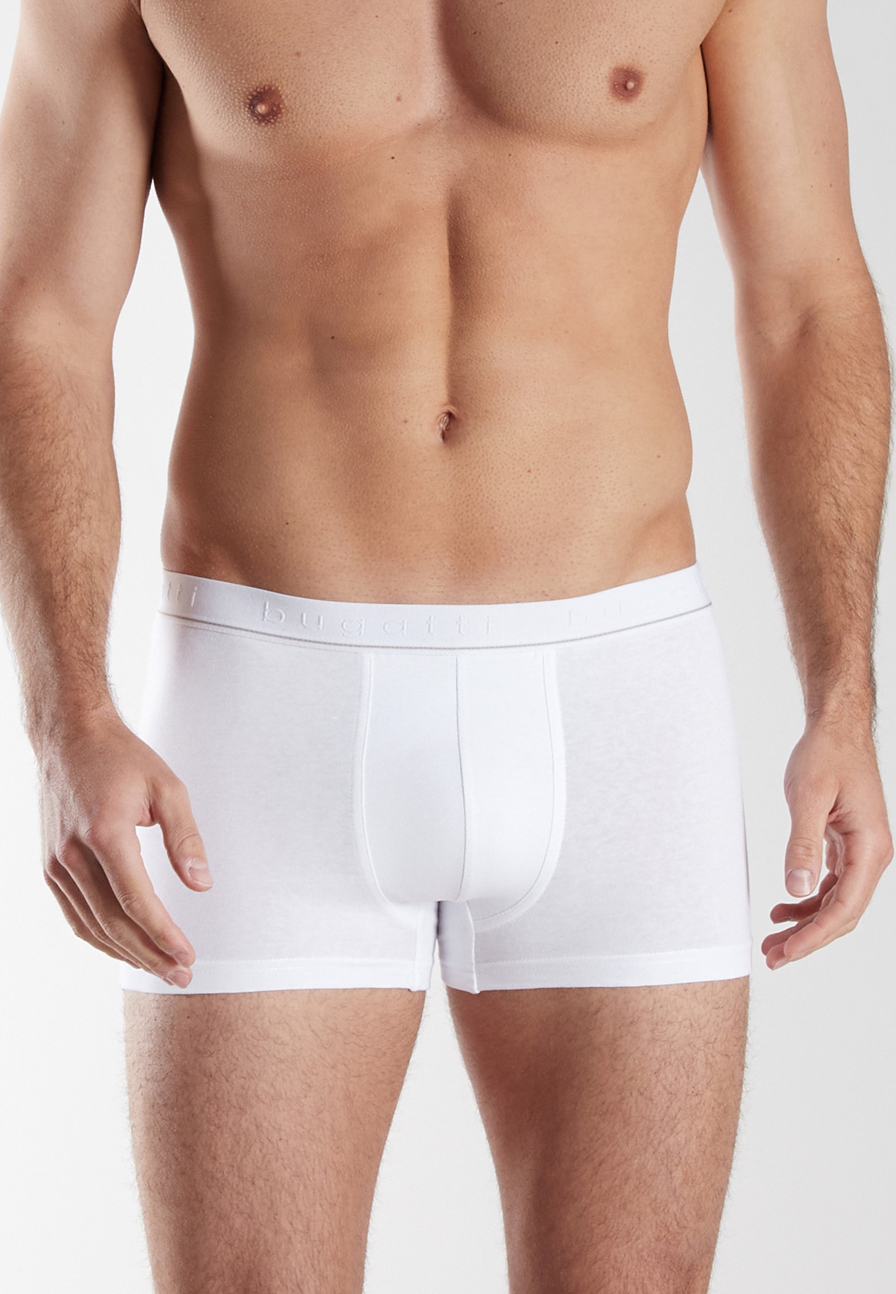 bugatti Boxer »Rom« 2er Pack,  weich, basic, eng, atmungsaktiv, breiter Bund, Baumwollmix