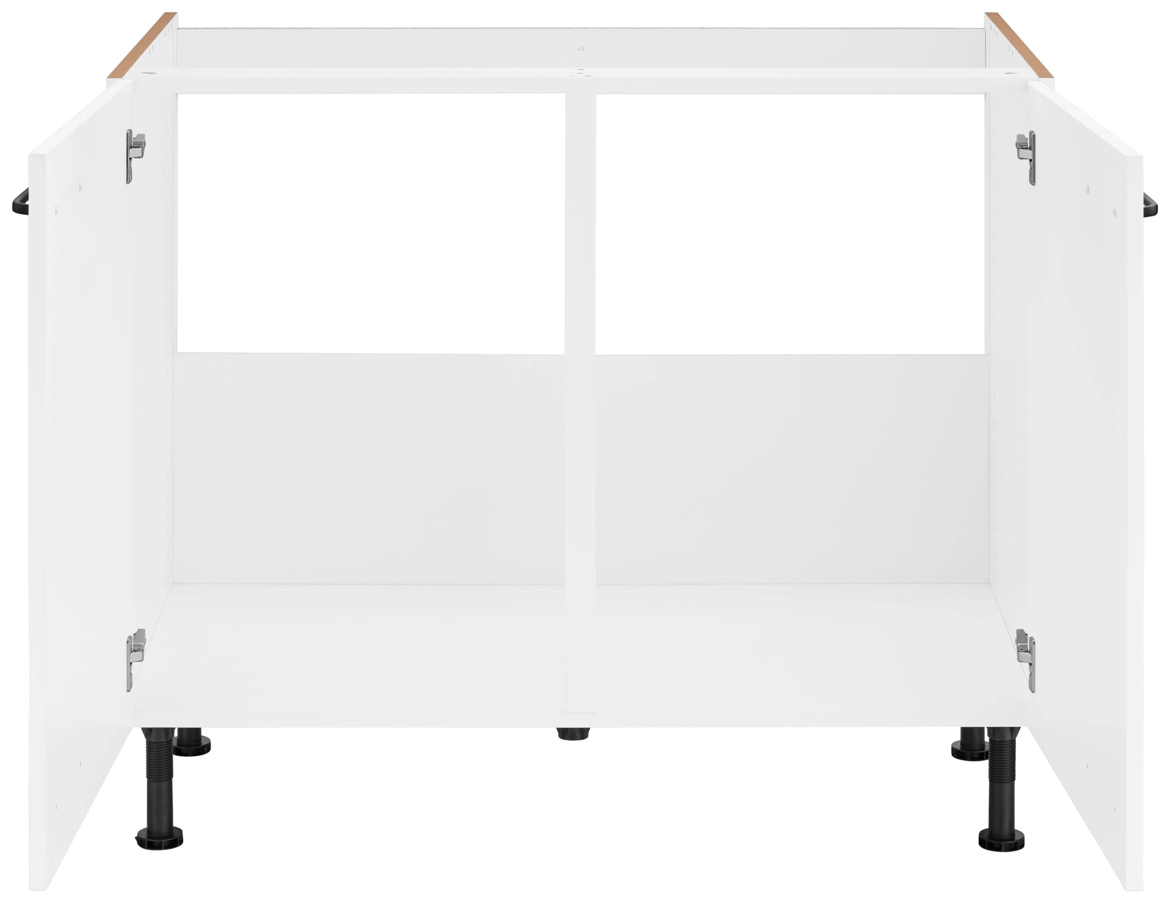 OPTIFIT Meuble évier »Elga« mit Soft-Close-Funktion, höhenverstellbaren Füssen, Breite 100 cm