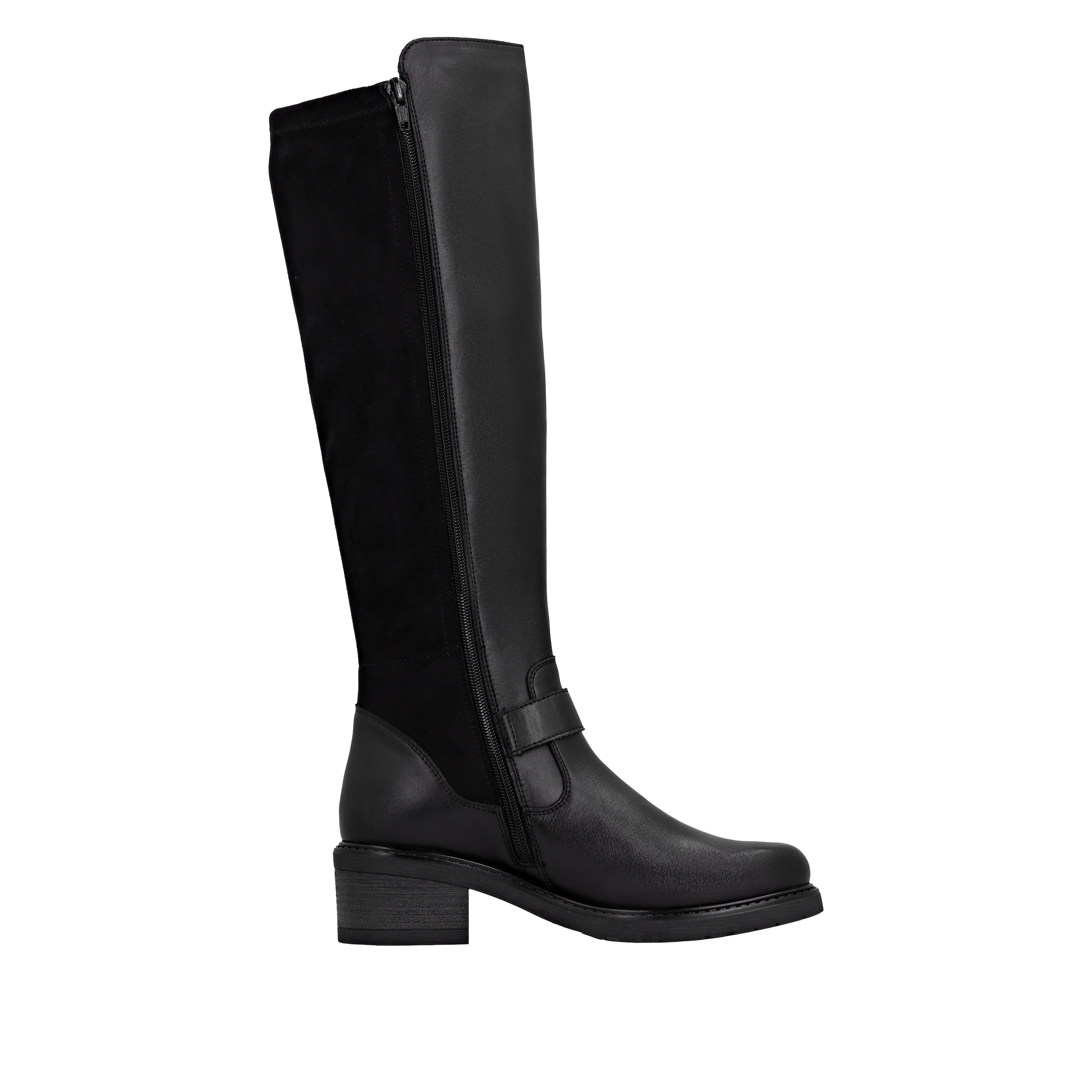 Remonte Bottes  bottes hautes, bottes stretch, talon bloc, fermeture éclair intérieure